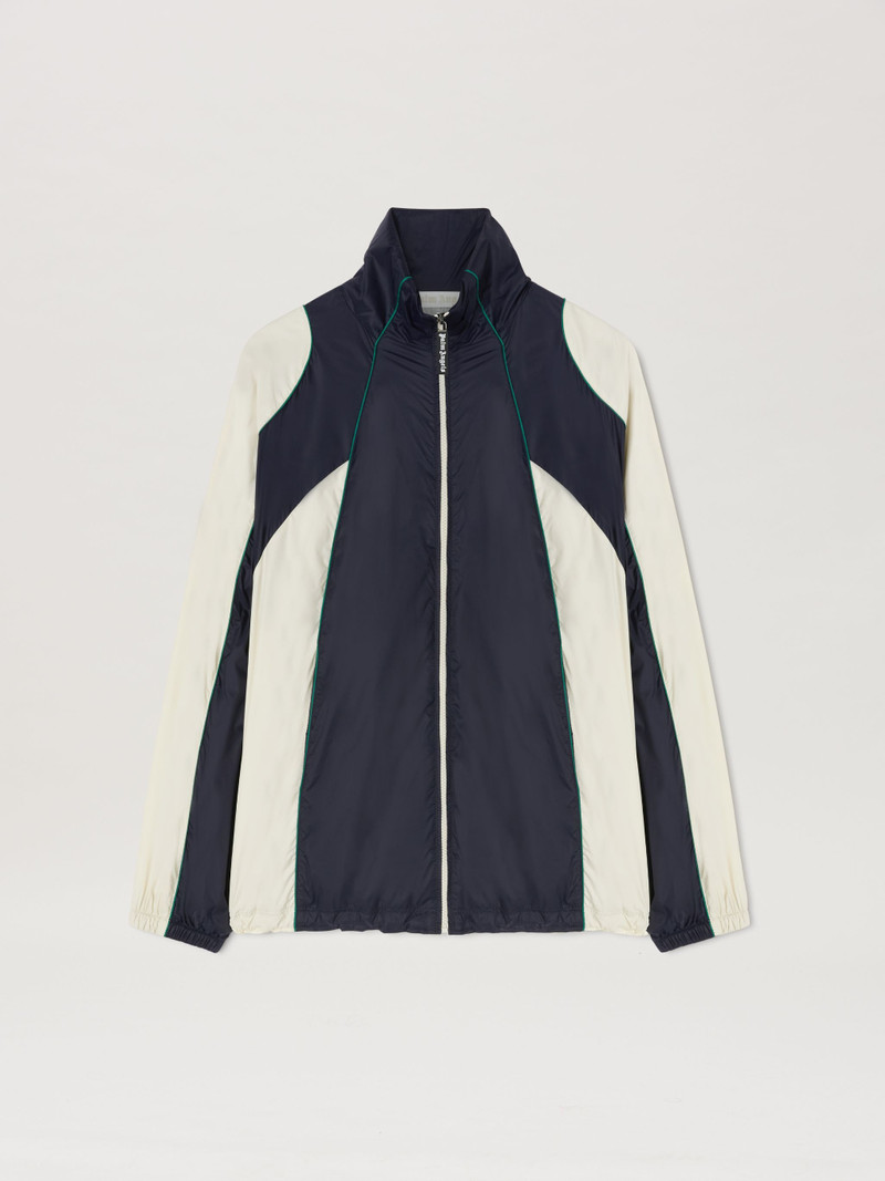Curved logo colorblock windbreaker 1