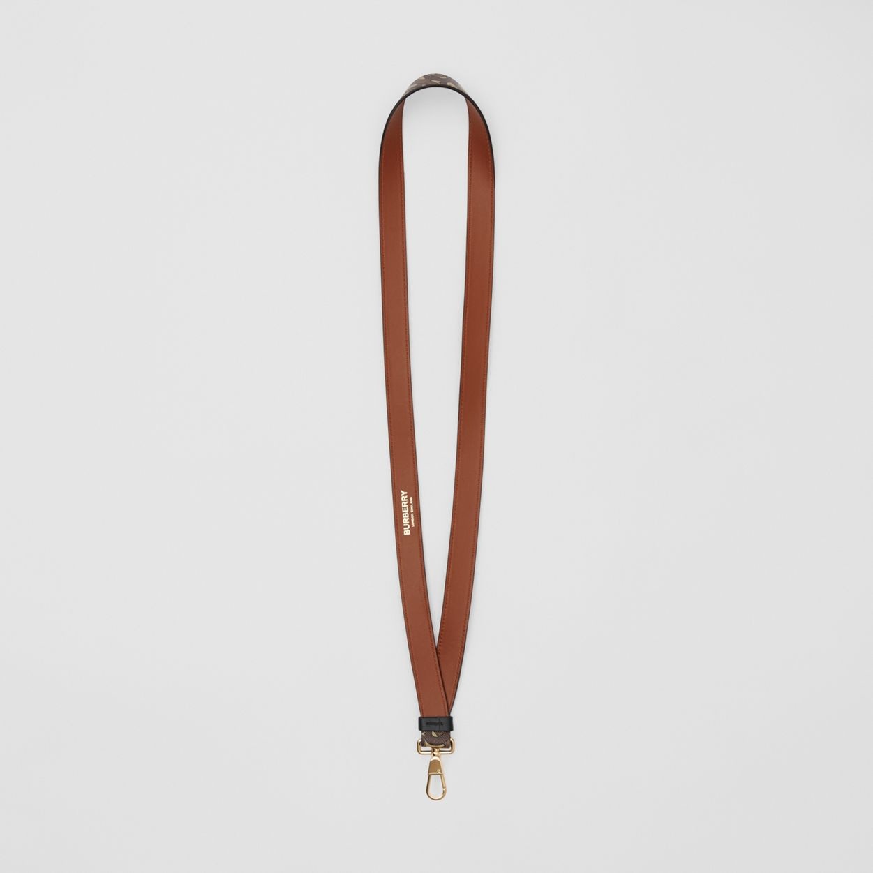 Monogram Print E-canvas and Leather Lanyard - 4