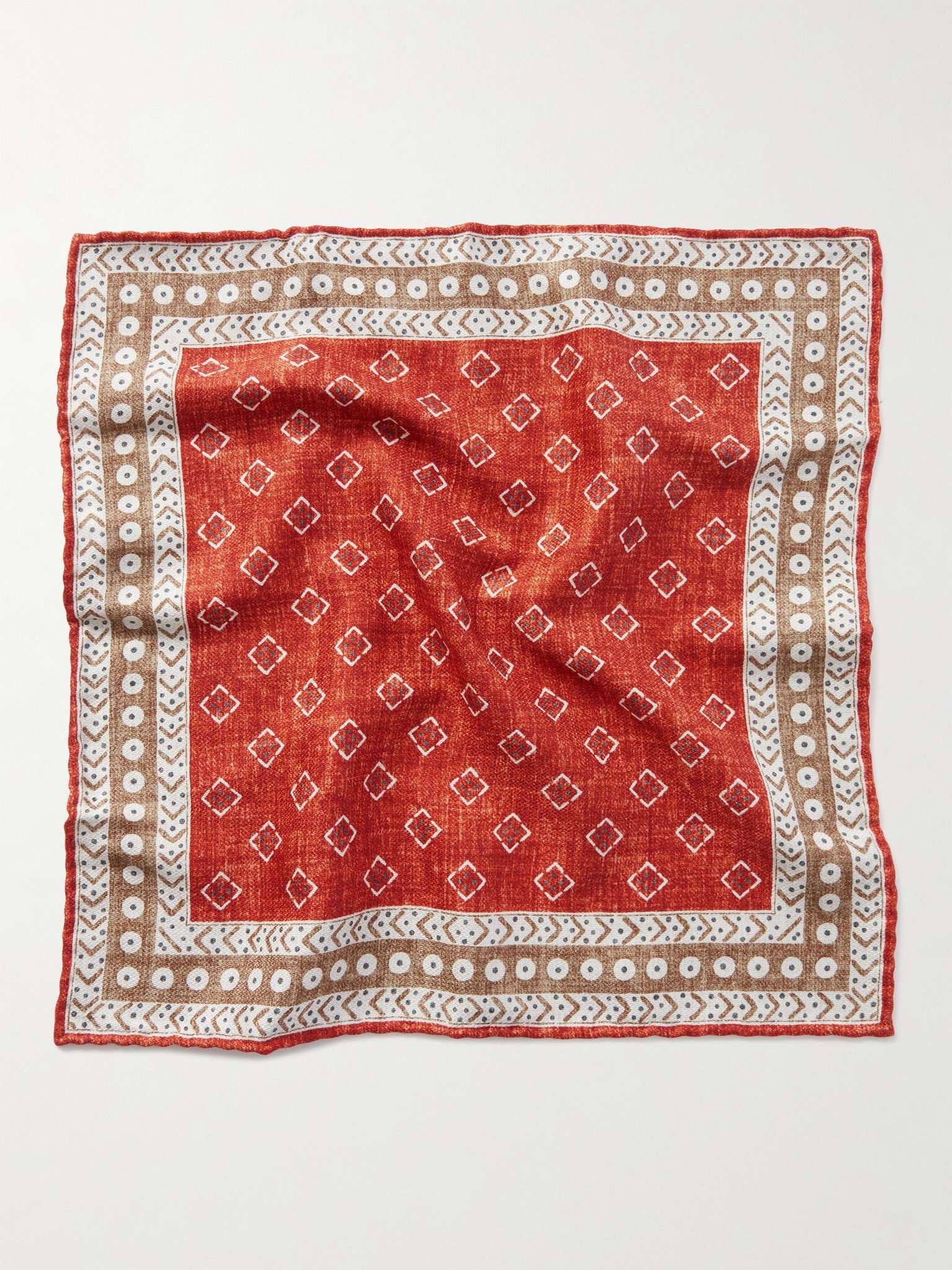 Silk-Jacquard Pocket Square - 2