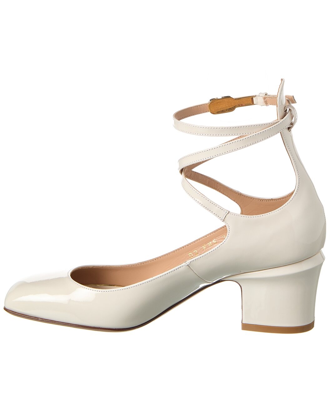 Valentino VLogo Tan-Go 60 Patent Pump - 2