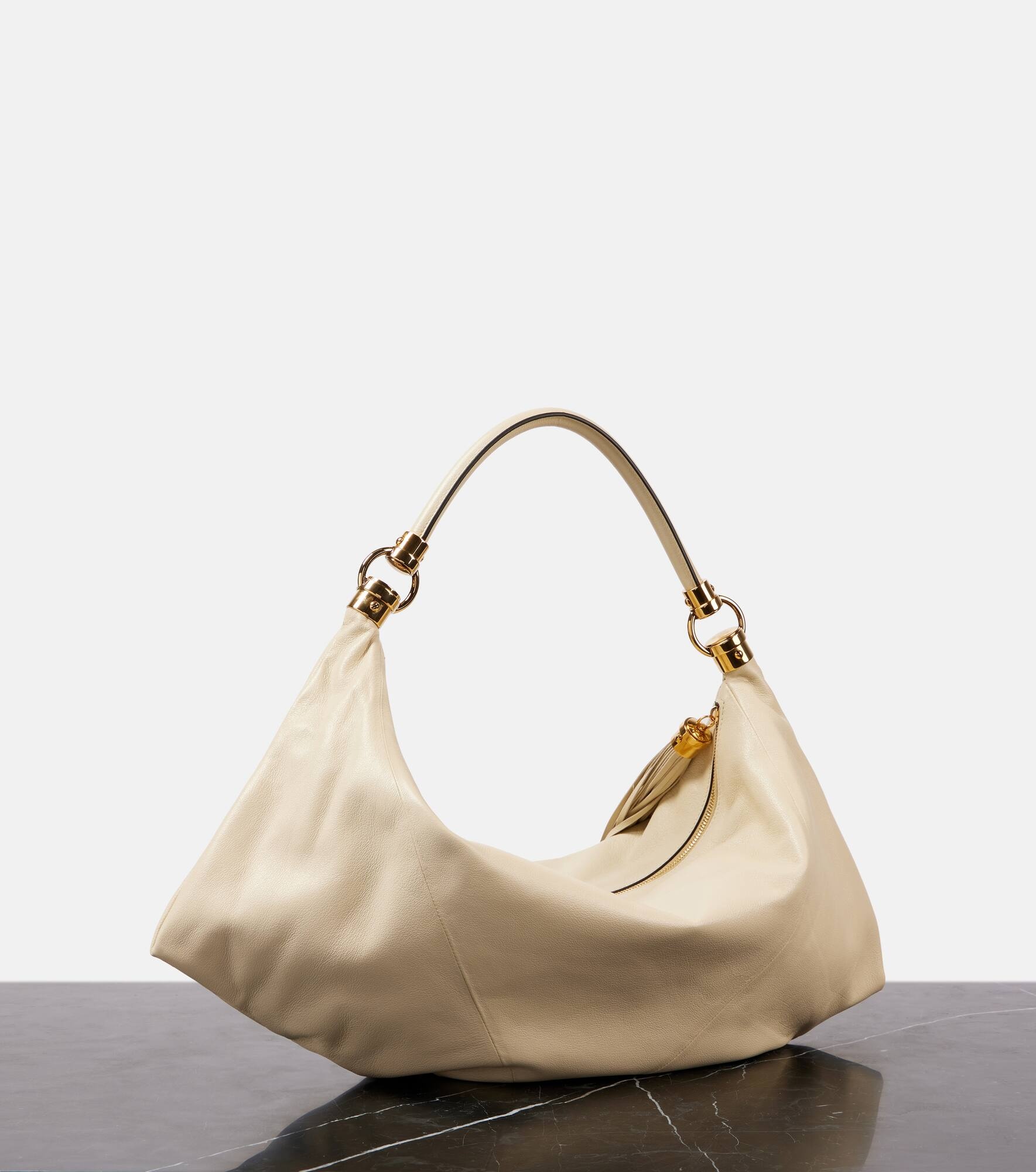 Foulard Medium leather shoulder bag - 4