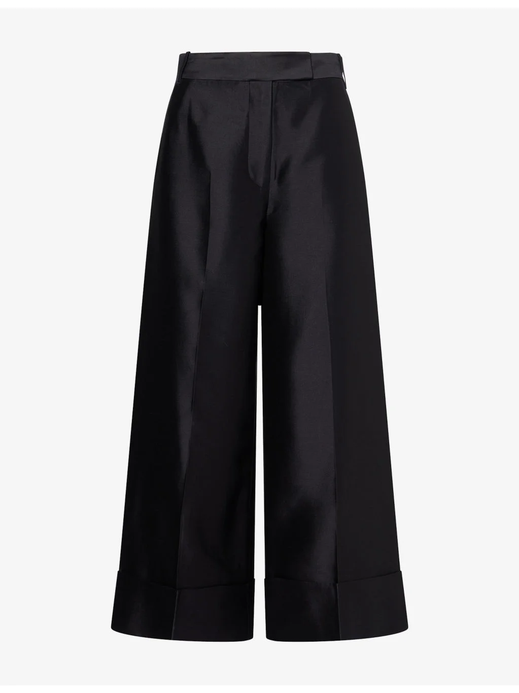 Sona Cropped Wool-And-Silk Trousers - 1