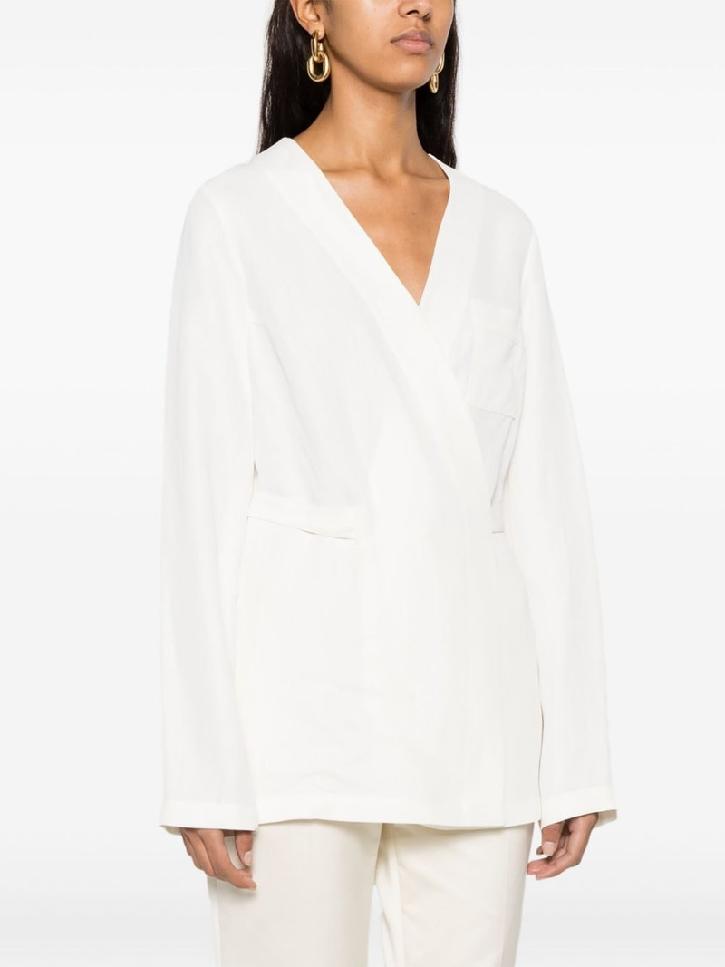 no-lapels wrap blazer 3