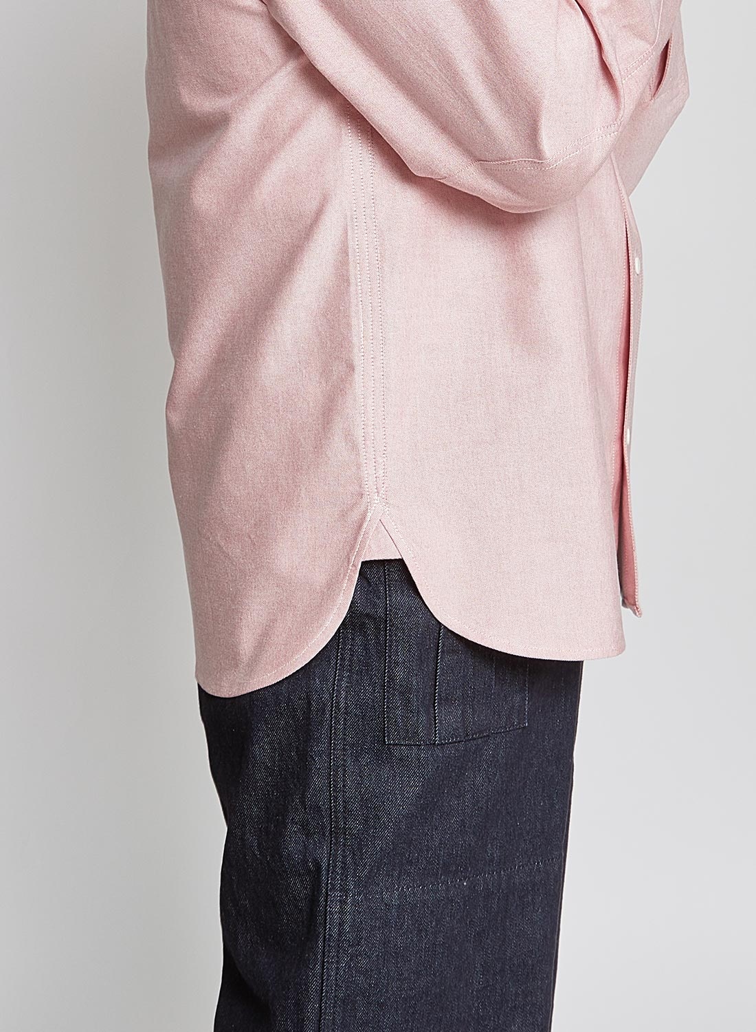 Utility Oxford Work Shirt in Pink - 4