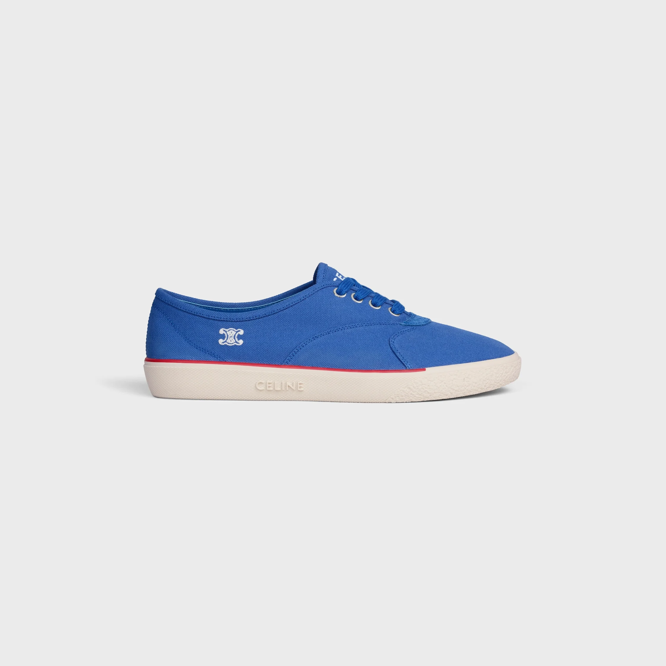 ALAN SNEAKER IN CANVAS AND SUEDE CALFSKIN - 1