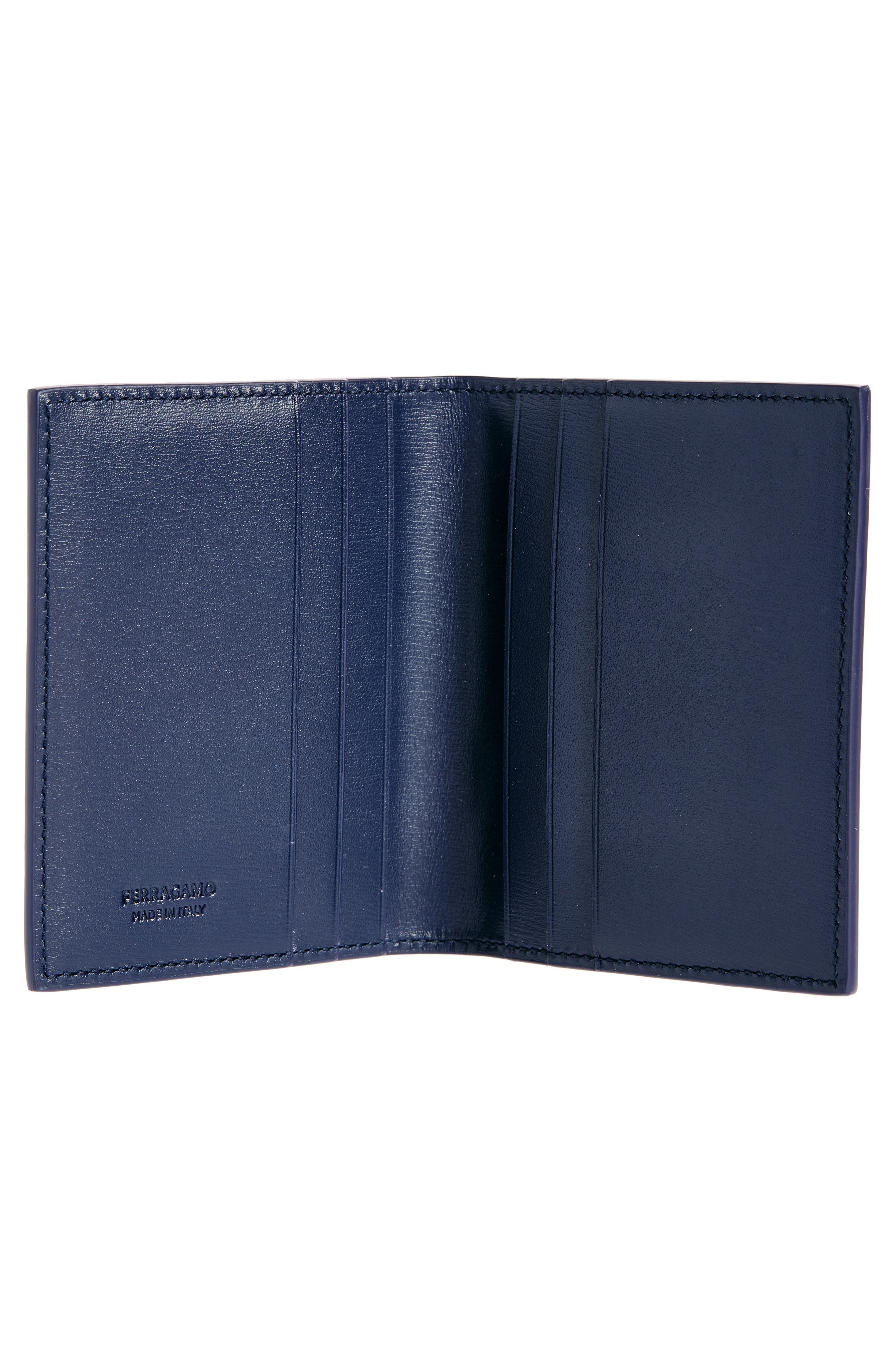 FERRAGAMO Classic Tall Leather Bifold Wallet in Midnight at Nordstrom - 2