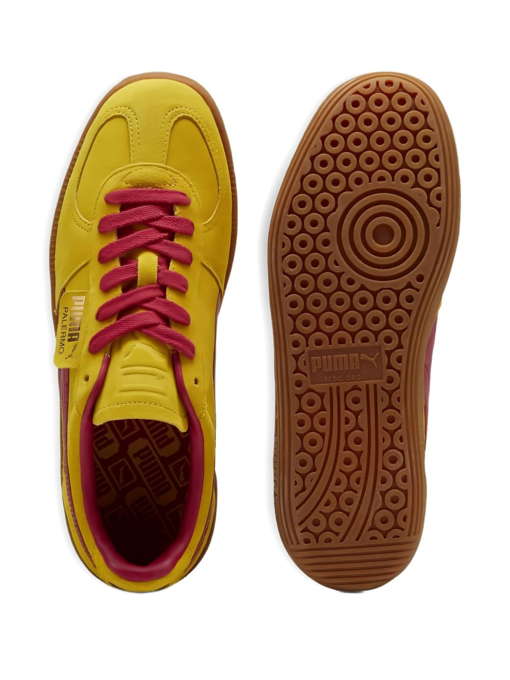 Palermo "Pelé Yellow/Club Red" sneakers - 3