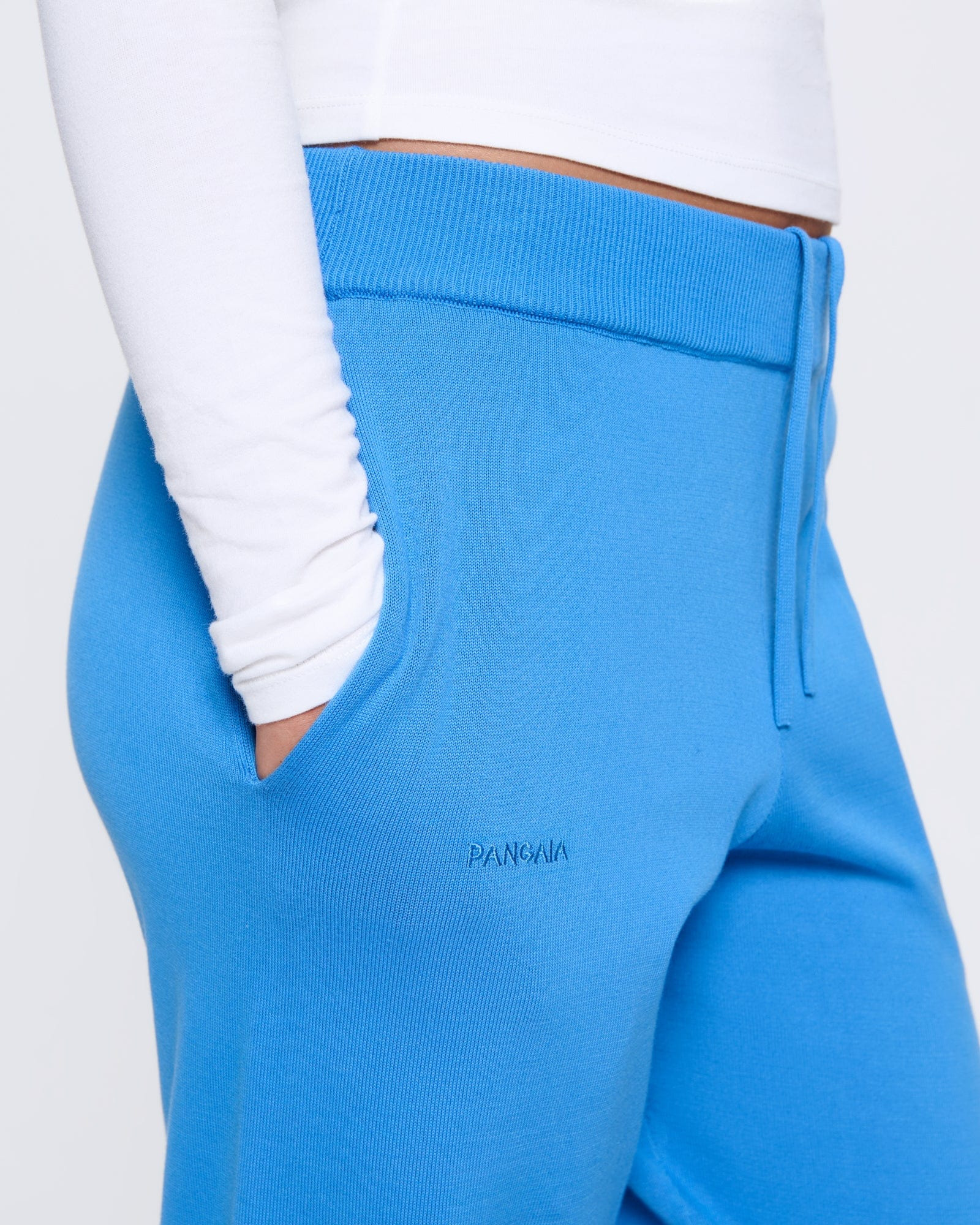 Womens DNA Knitted Track Pants - Geyser Blue - 4