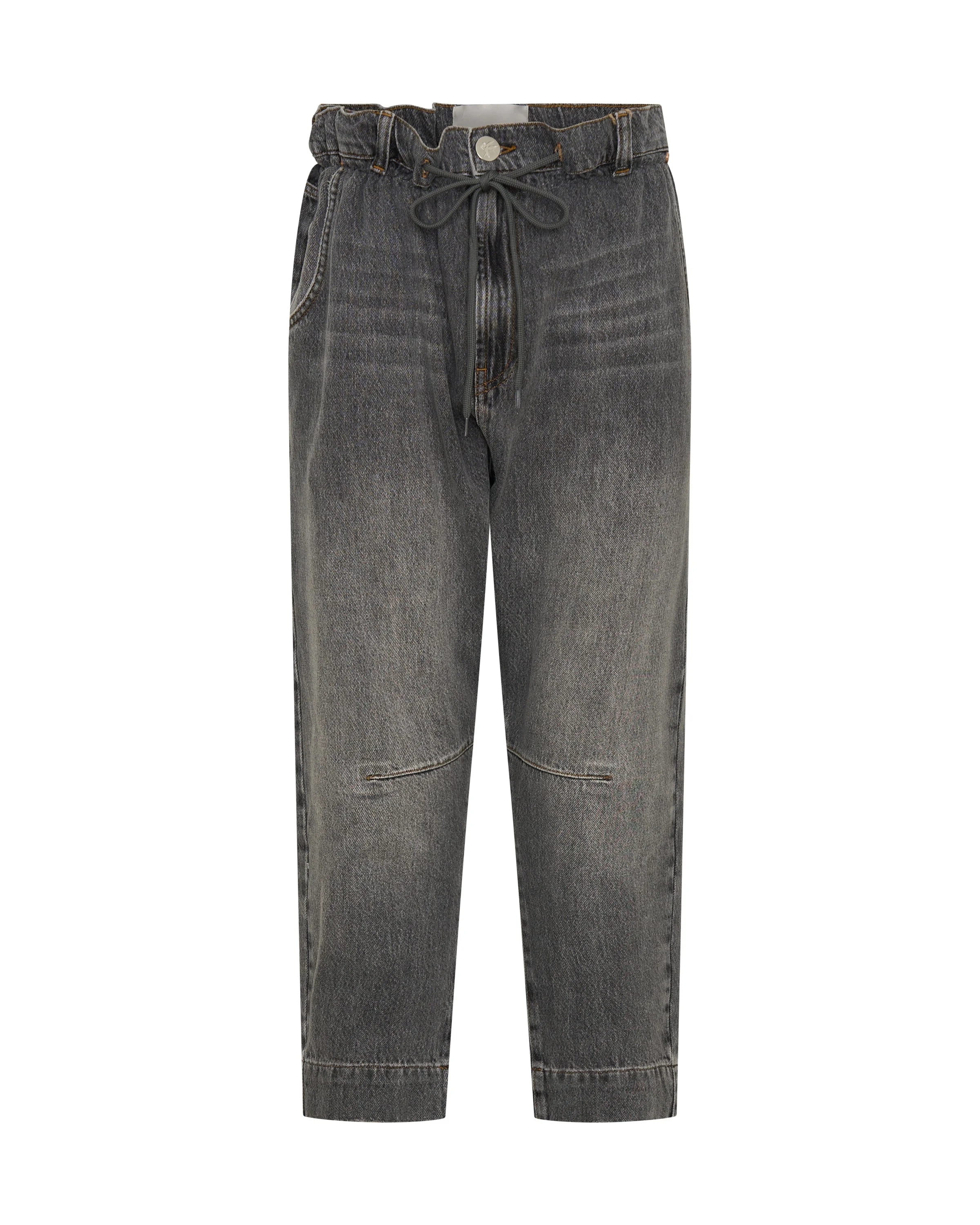 Outcasts Low Waist Drop Crotch Harem Denim Jeans - Charcoal Grey - 1