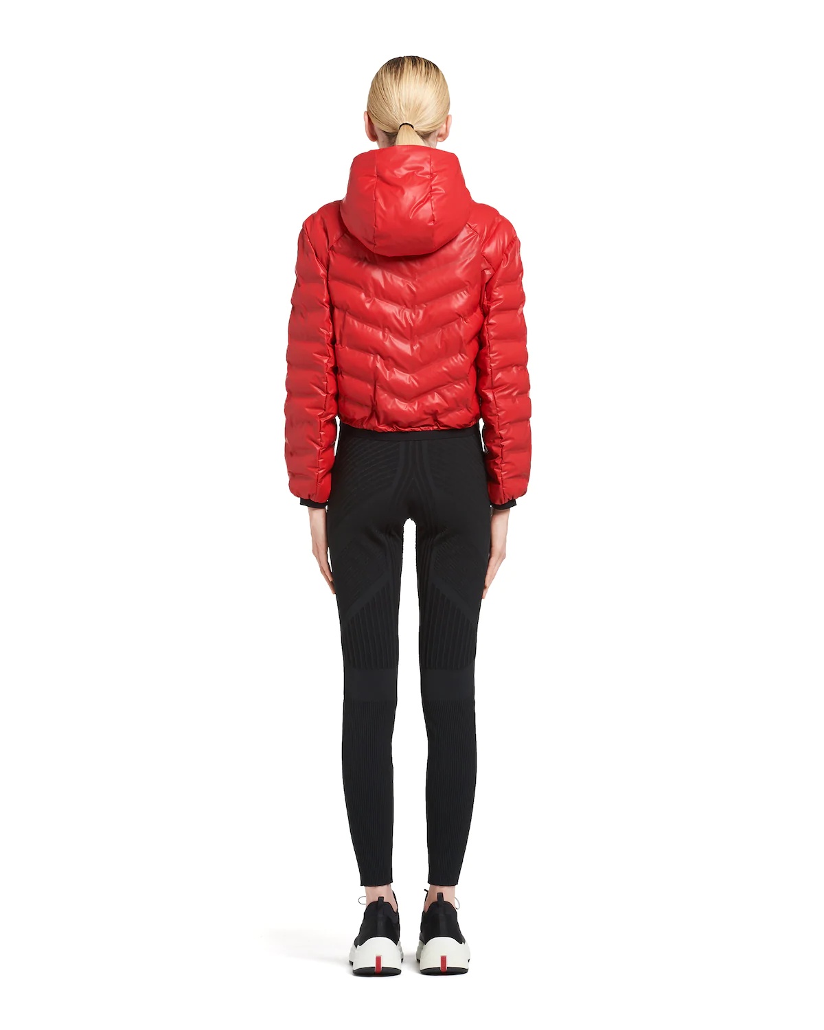 Light Nylon hooded puffer jacket - 4