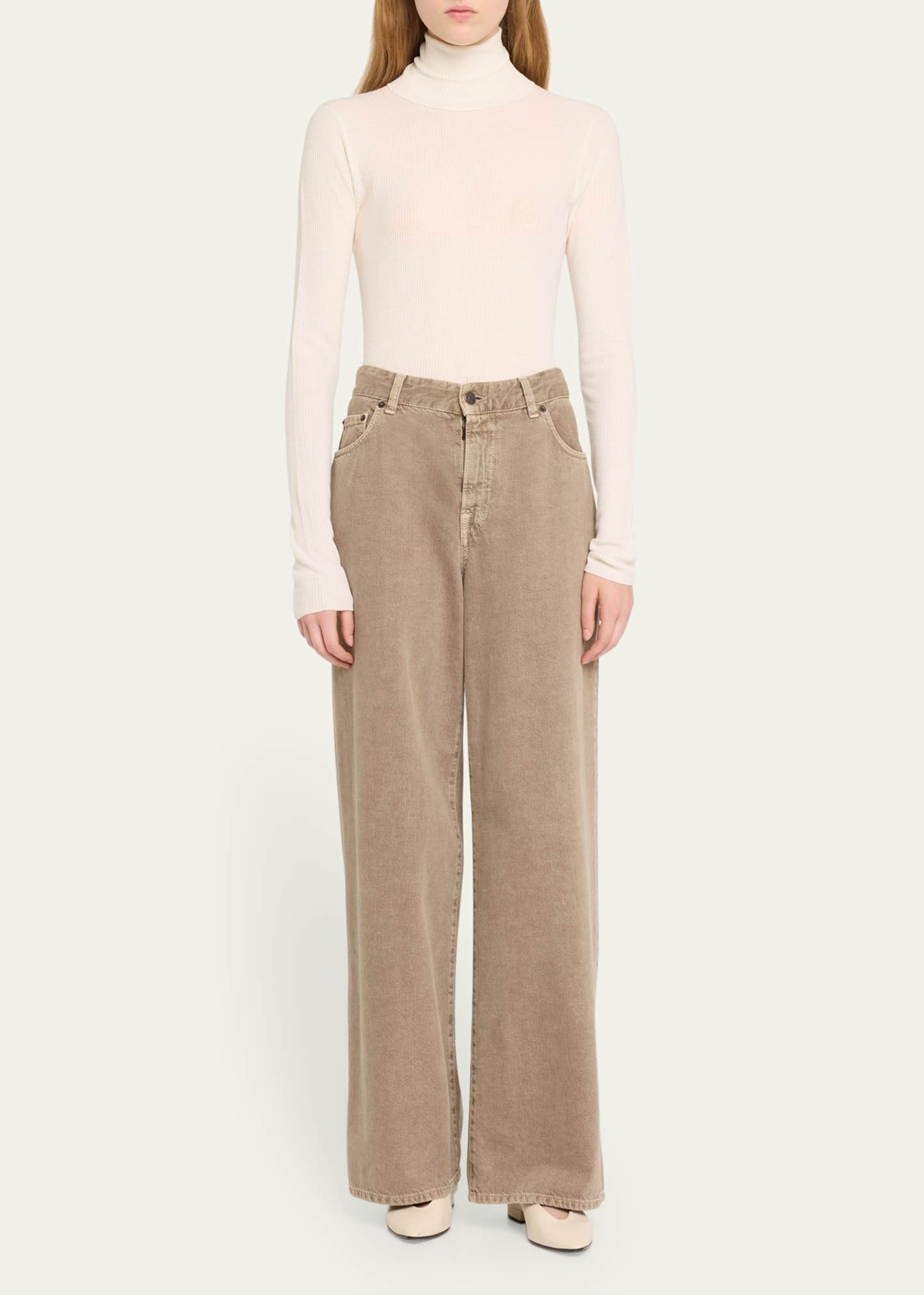 Taupo Ribbed Wool Turtleneck - 2