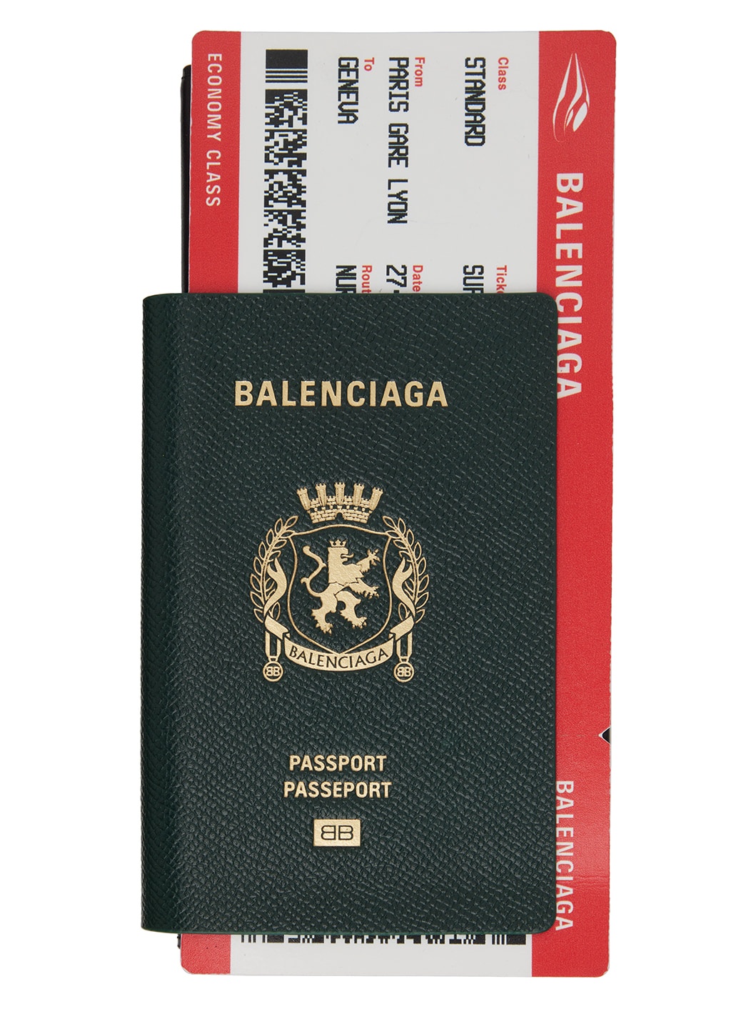 Green Passport Long 1 Ticket Wallet - 1