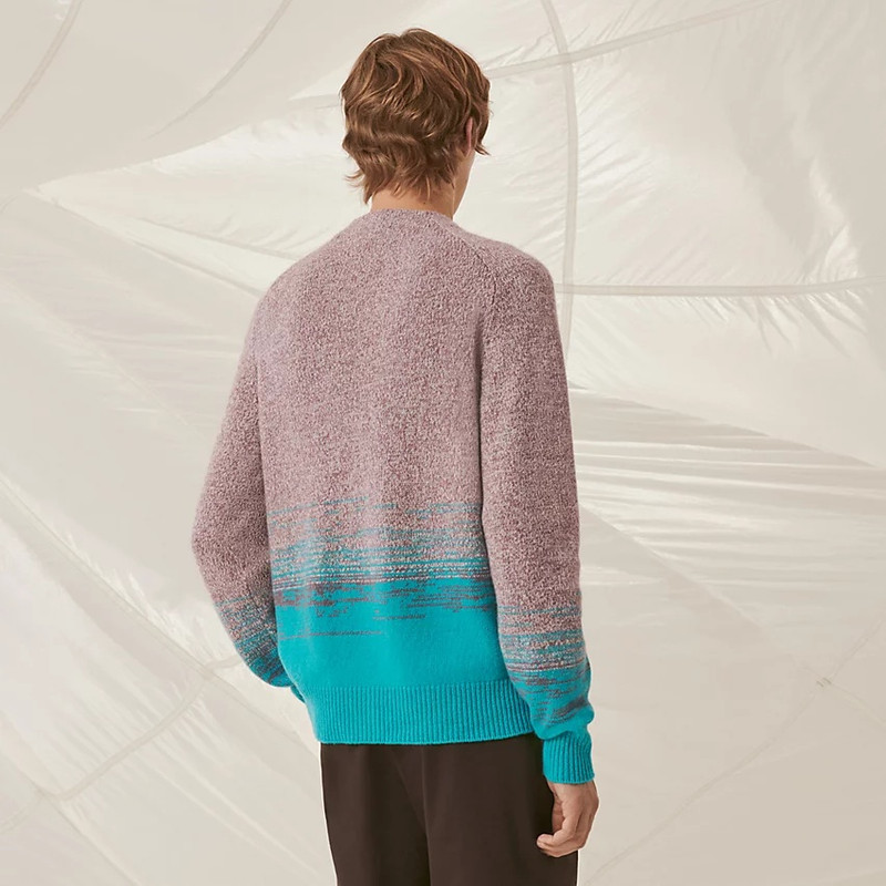 Hermès "Mouline ombre" buttoned cardigan outlook