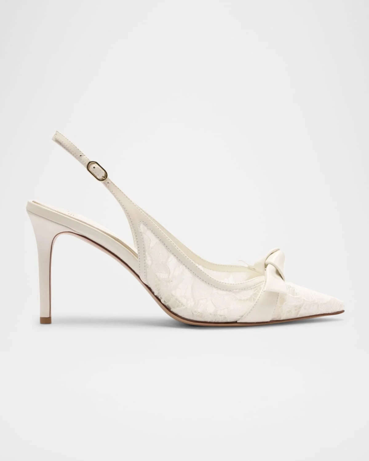 Classic Clarita Lace Slingback Pumps - 1
