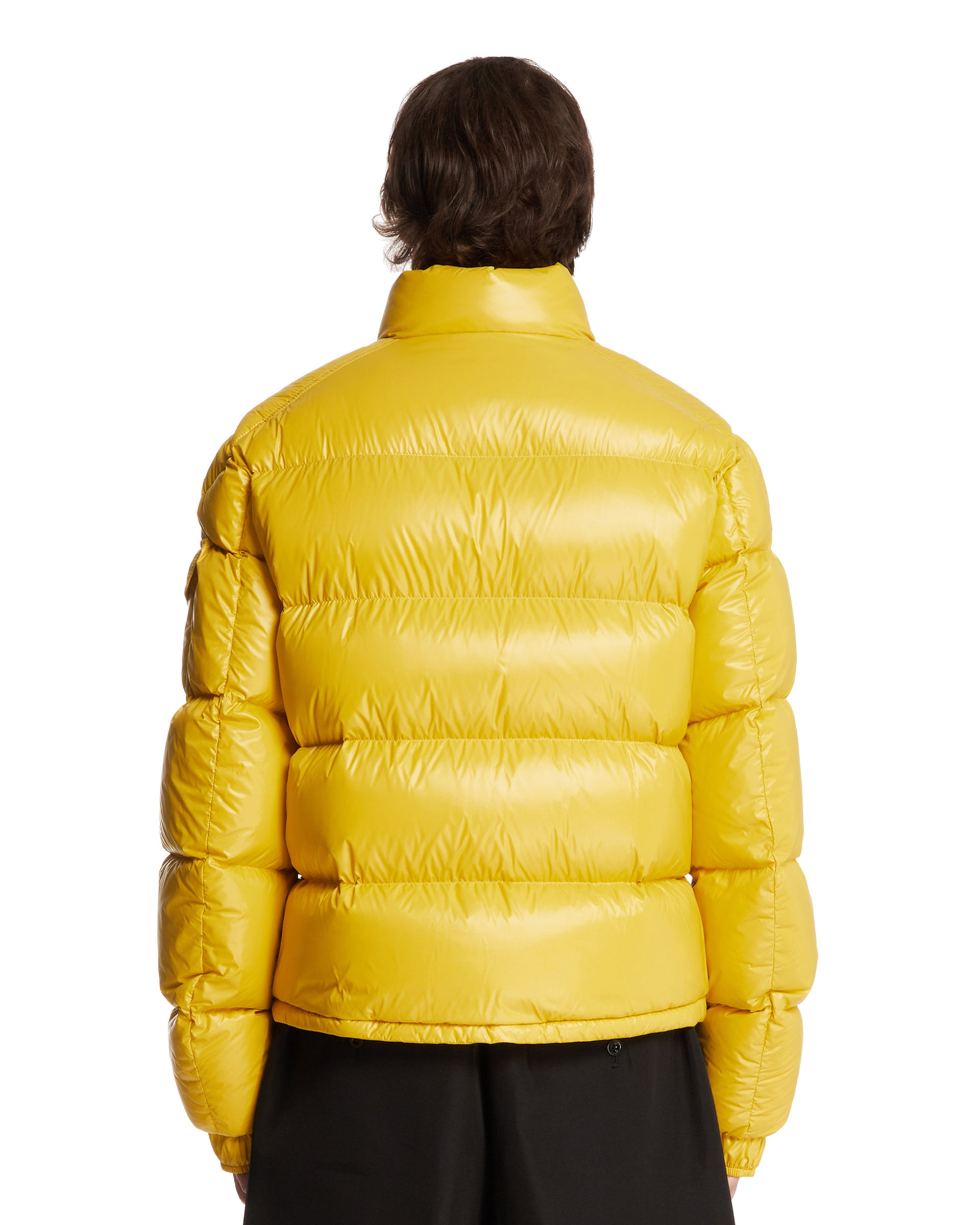 Yellow Levitha Short Down Jacket with Hood - 3