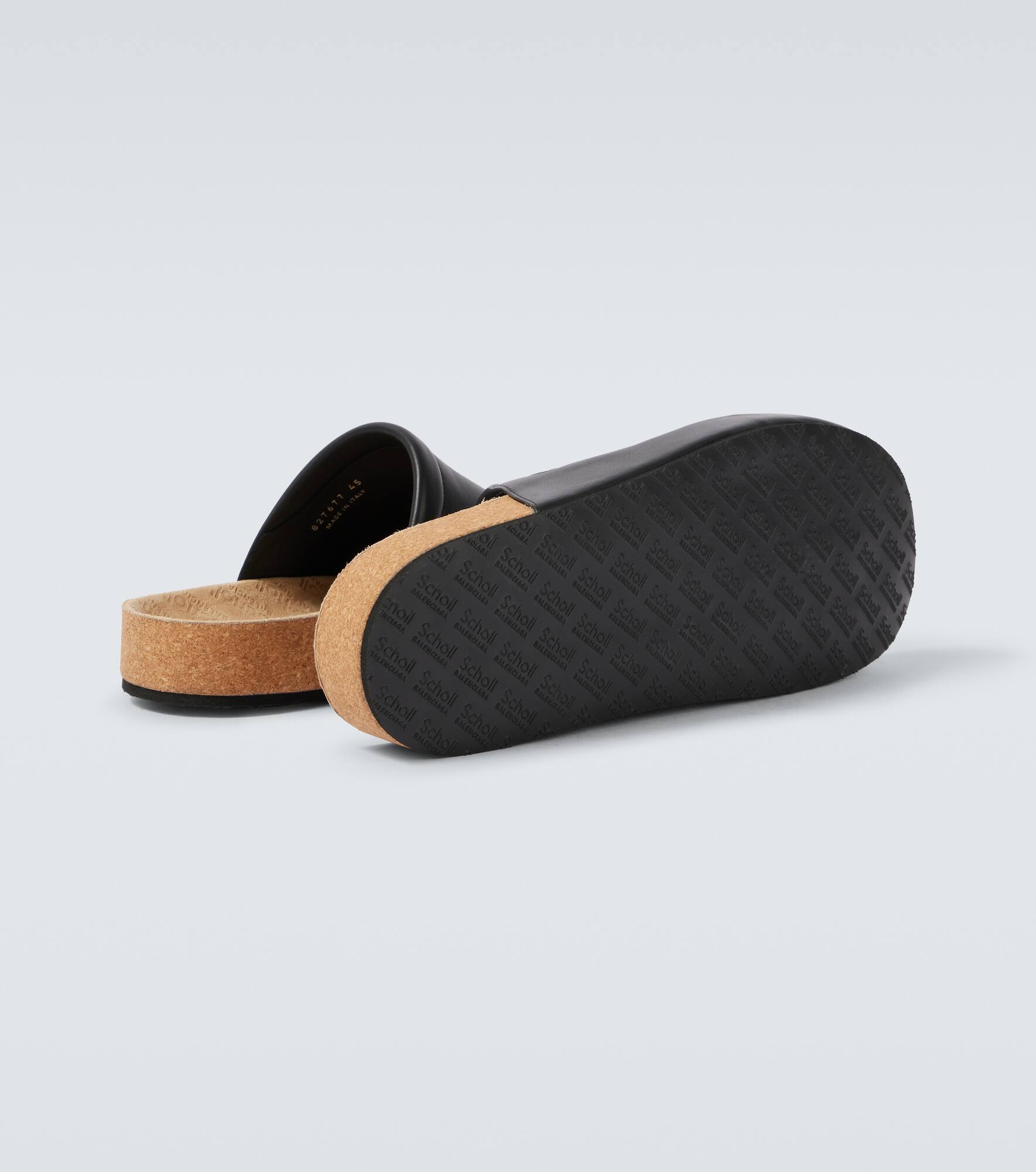 x Scholl leather mules - 7