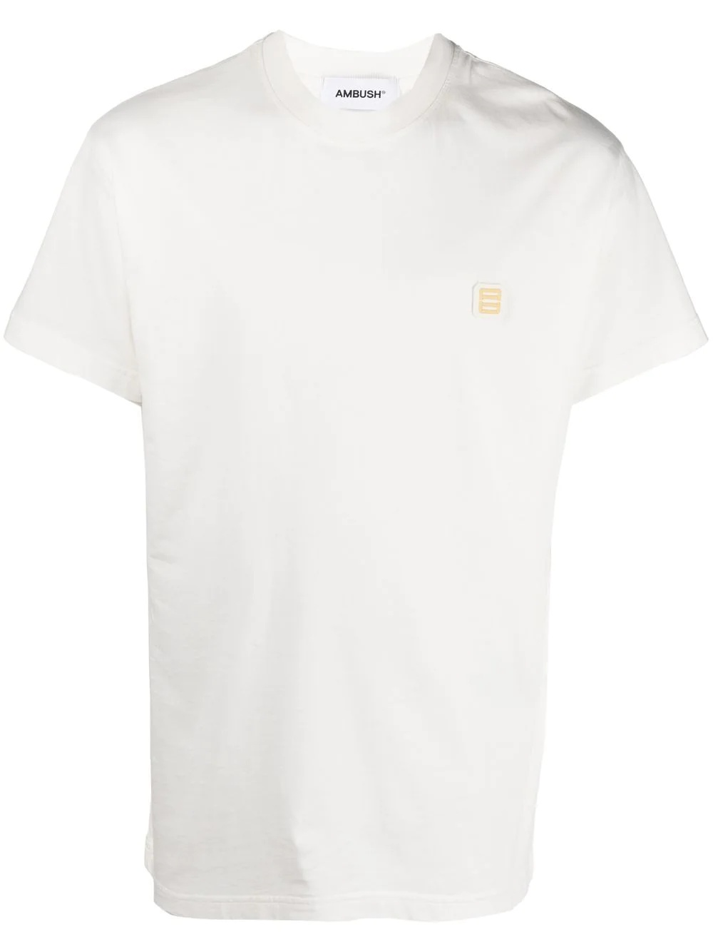 patch-detail cotton T-shirt - 1