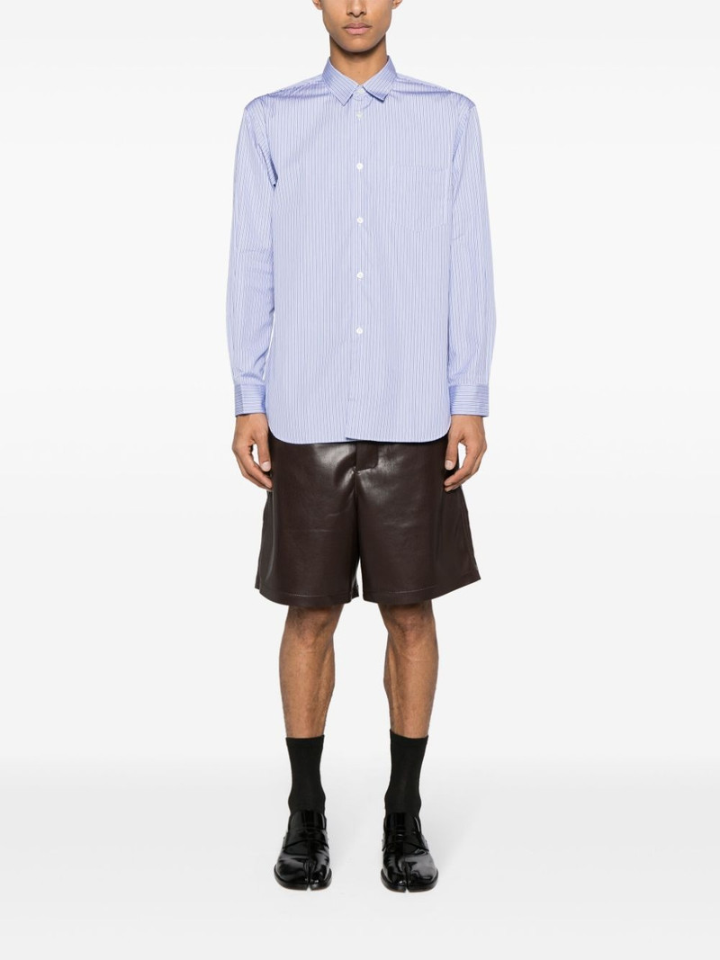 Comme des Garçons SHIRT striped cotton shirt outlook