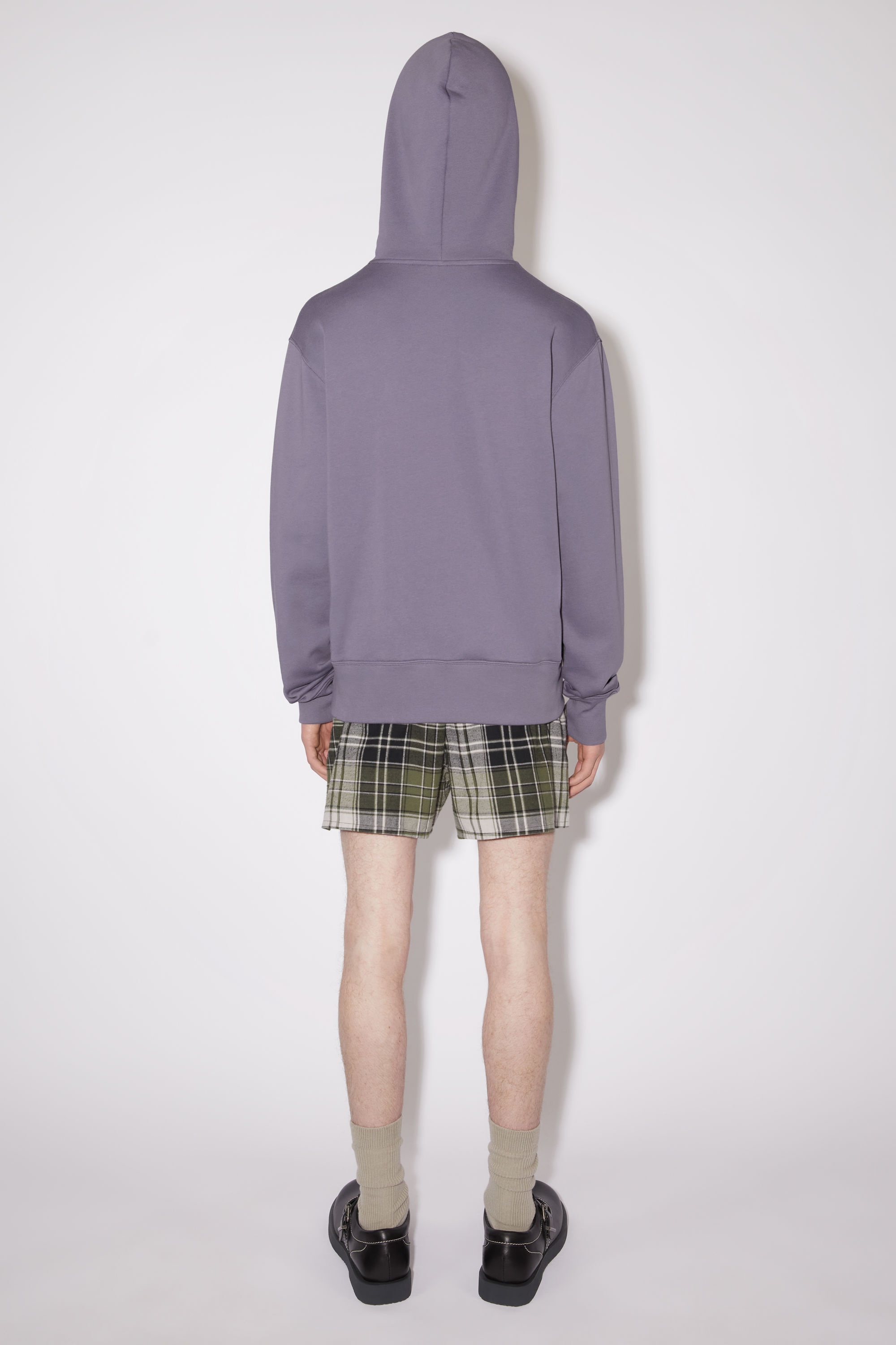 Hooded sweatshirt - Regular fit - Faded purple - 3