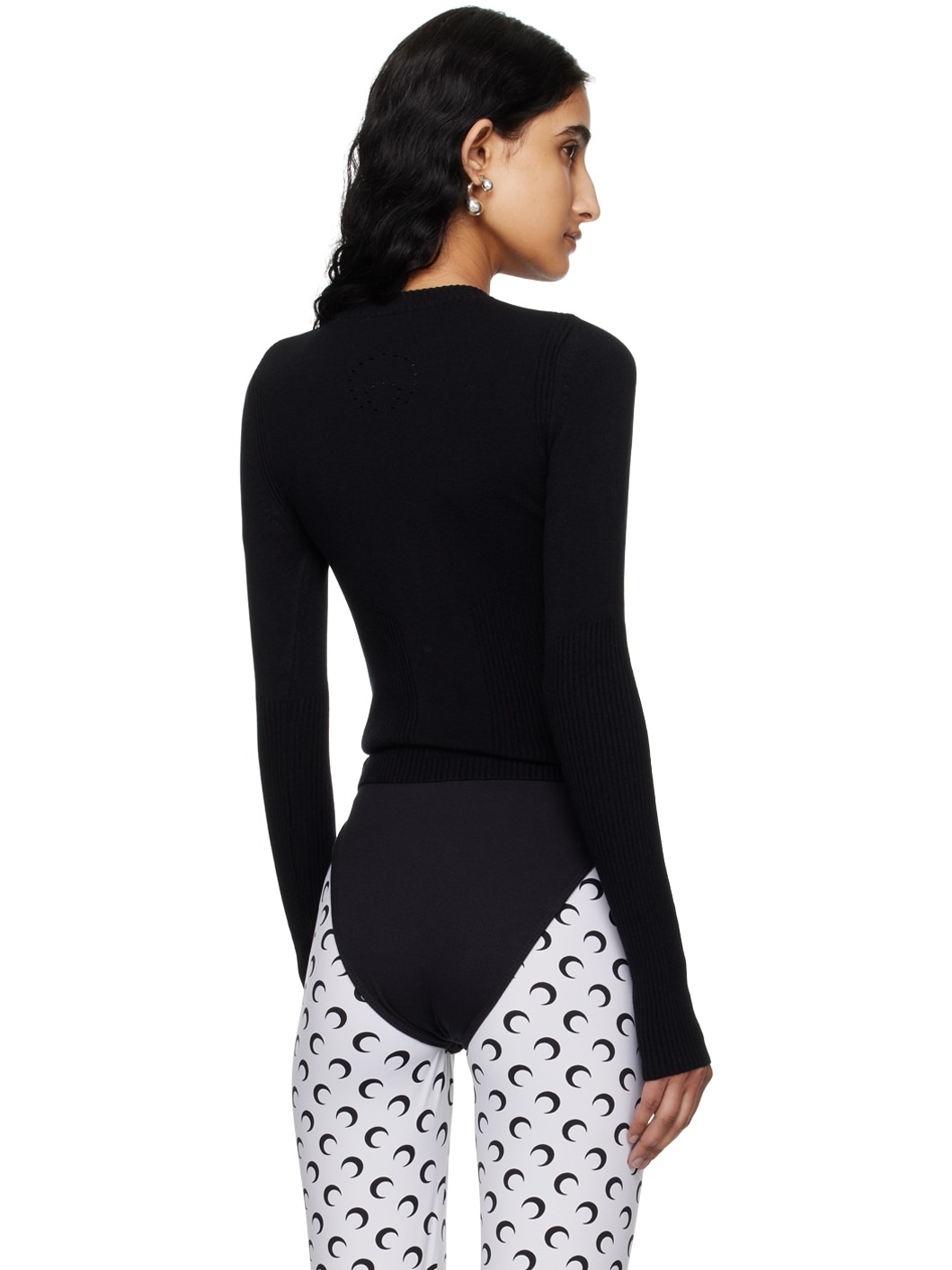 Black Rib Sweater - 3