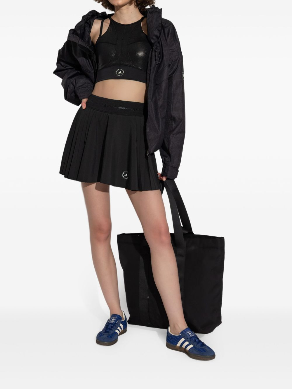 drawstring high-neck jacket - 2
