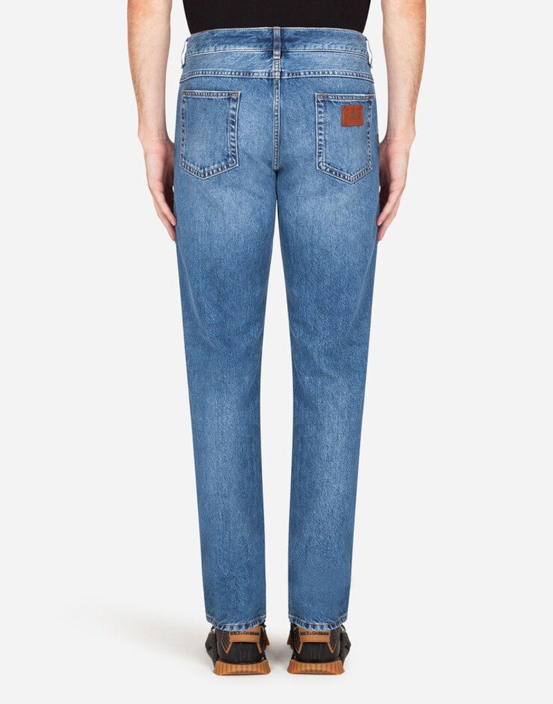 Dolce & Gabbana Washed light blue regular-fit jeans outlook