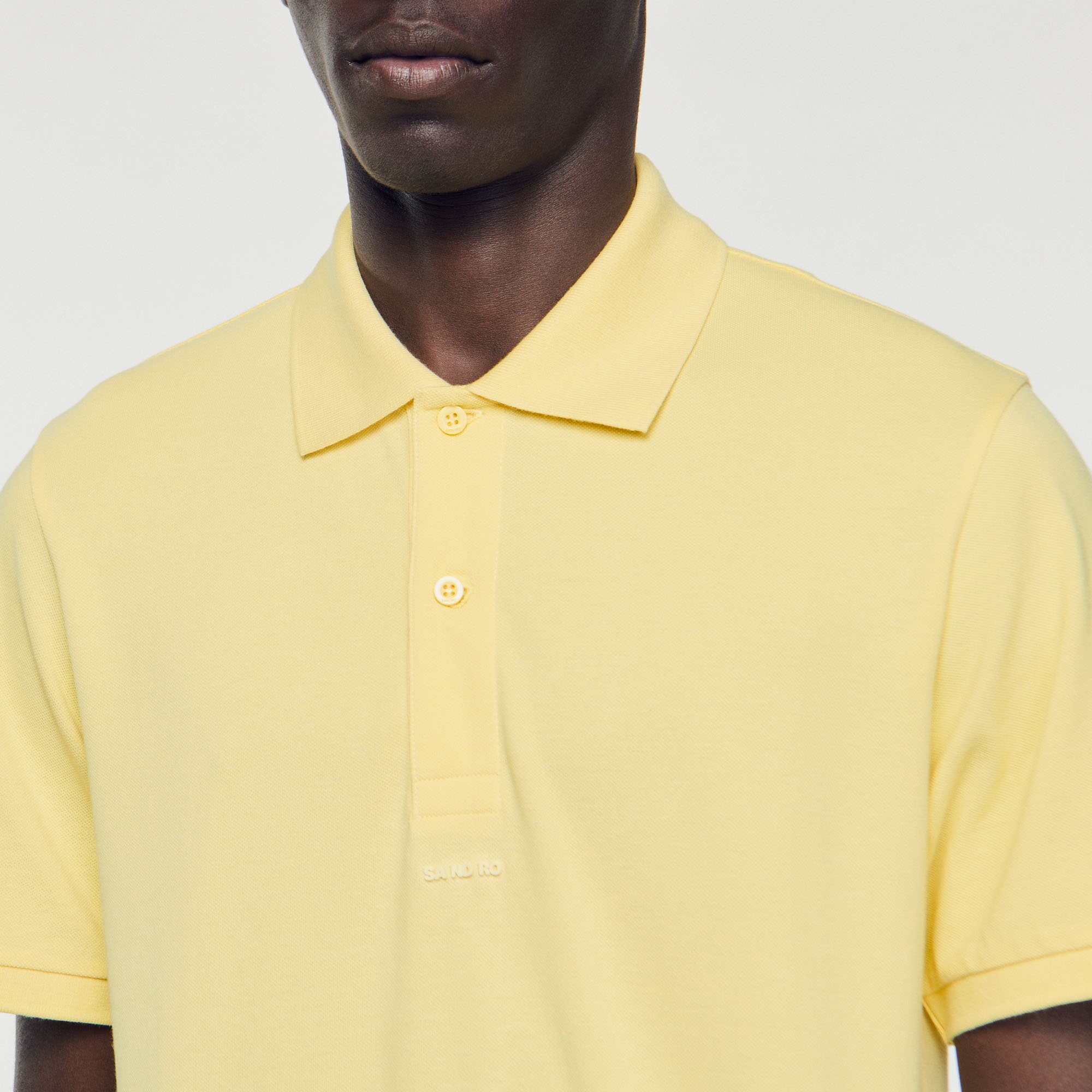 Rubber logo polo shirt - 4