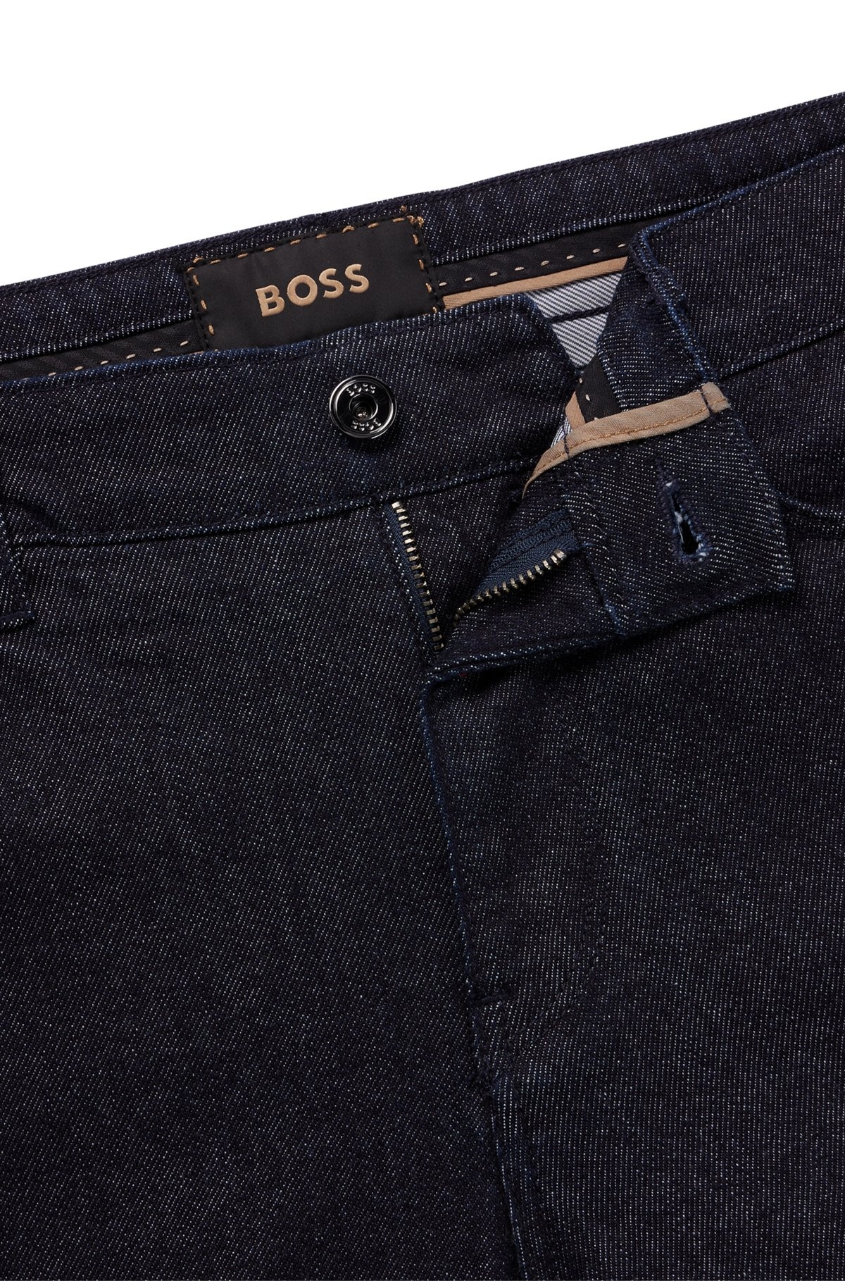 SLIM-FIT JEANS IN BLUE LUXURY-COMFORT DENIM - 6
