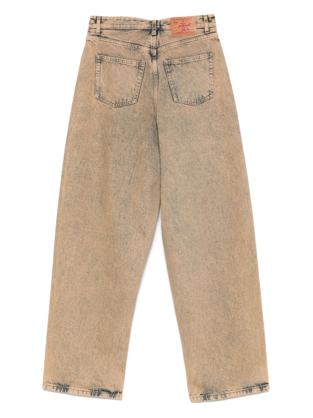 multi-waistband jeans - 2