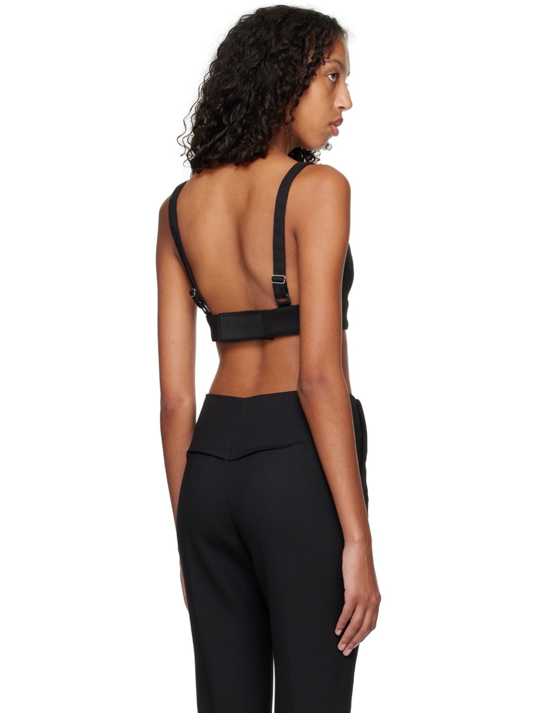 Black Boucle Bra - 3