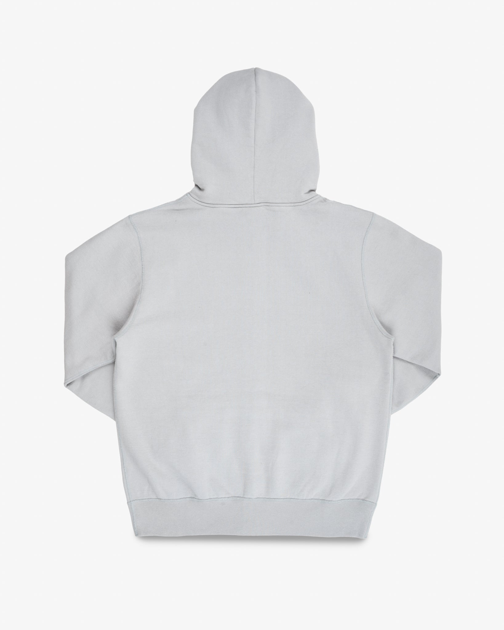 IHSW-10-GRY 14oz Ultra Heavyweight Loopwheel Cotton Zip Up Hoodie - Grey - 5