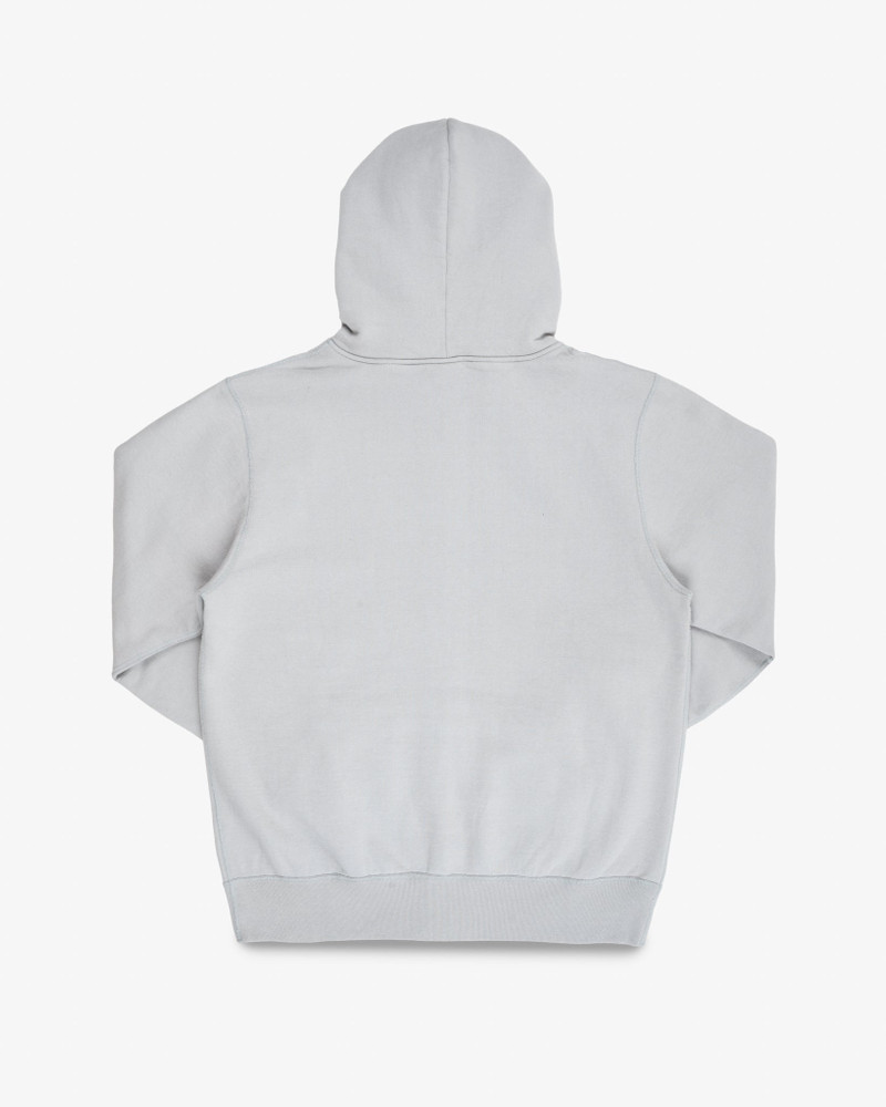 14OZ ULTRA HEAVYWEIGHT LOOPWHEEL COTTON ZIP UP HOODIE - GREY 5