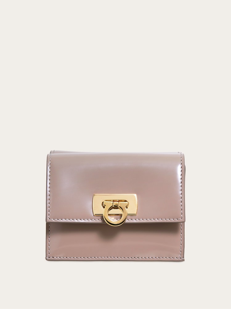 COMPACT WALLET WITH GANCINI CLASP 1