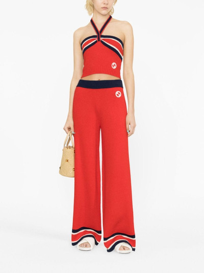 GUCCI knitted wide-leg trousers outlook