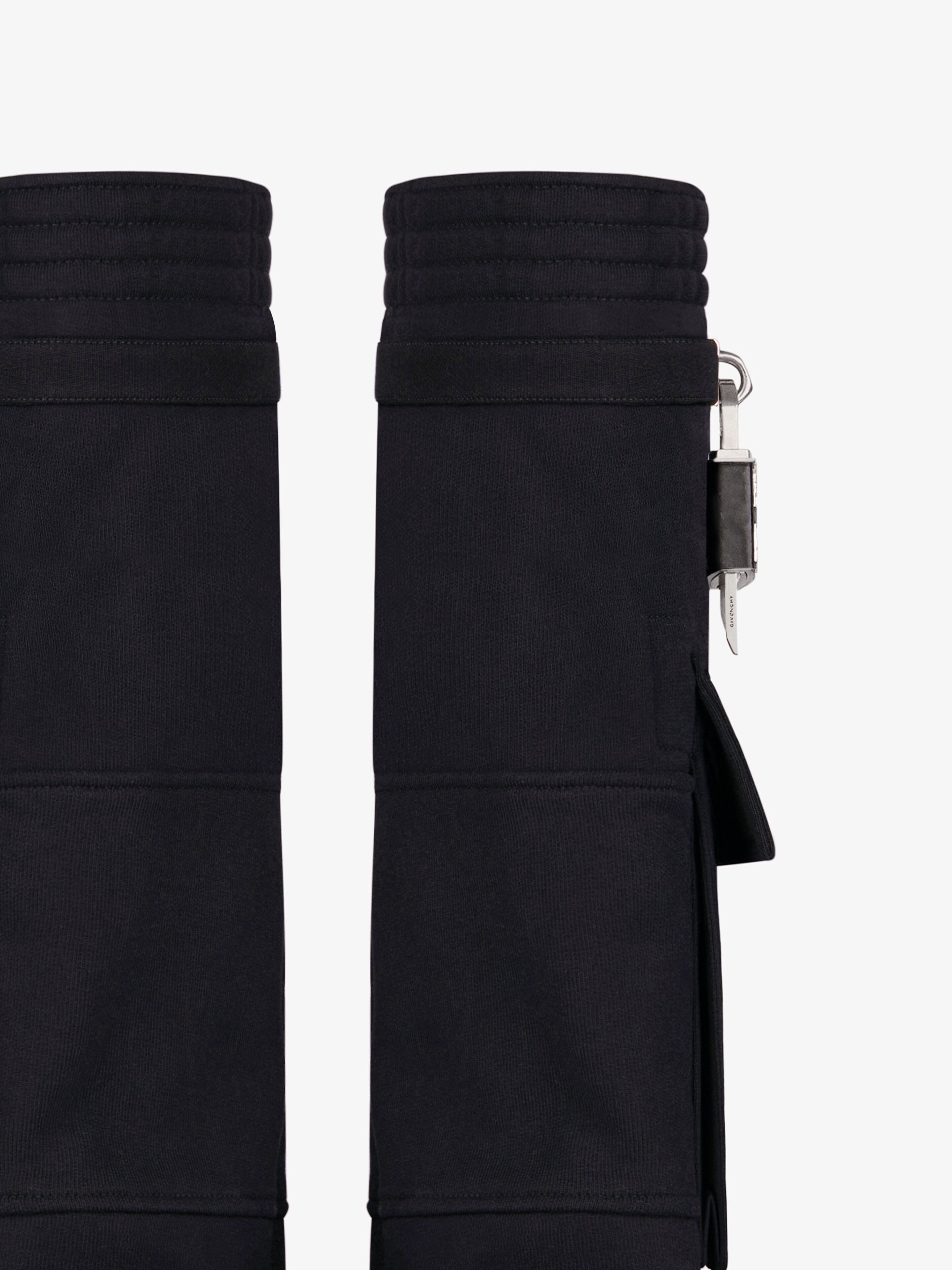SHARK LOCK COWBOY BOOTS IN FLEECE WITH POCKET DETAIL - 5