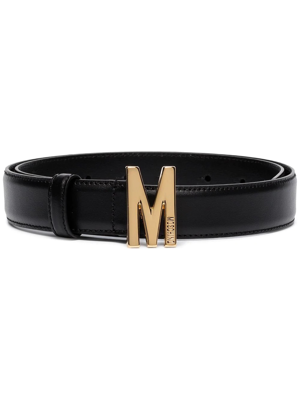 logo buckle belt - 1