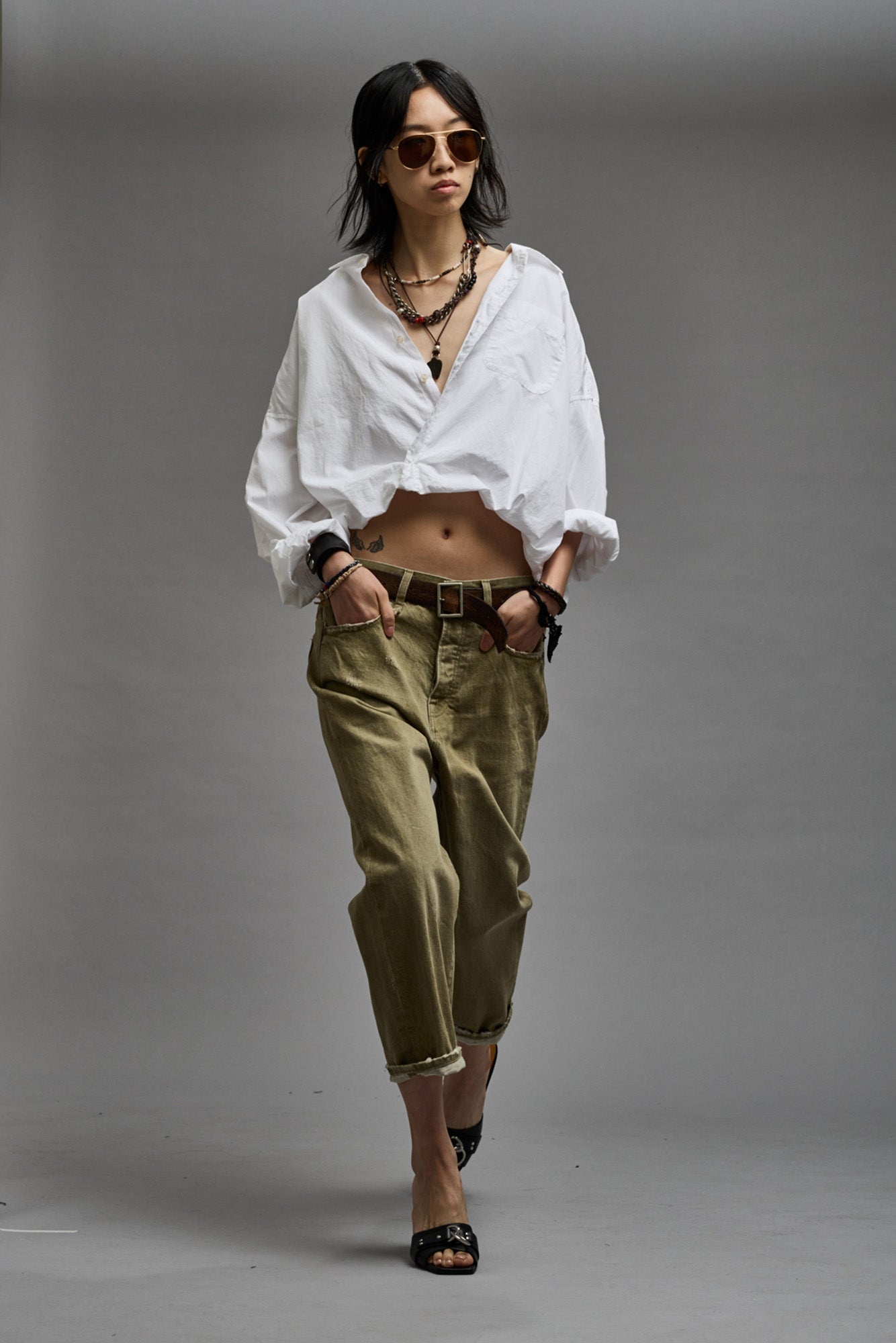 TAILORED DROP - MOSS GREEN - 4