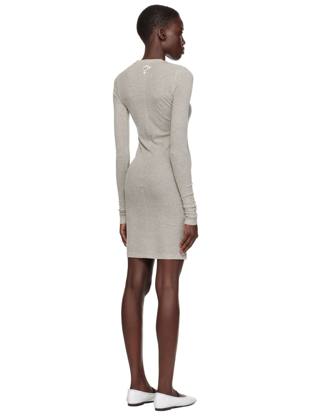 Gray Overlay Minidress - 3