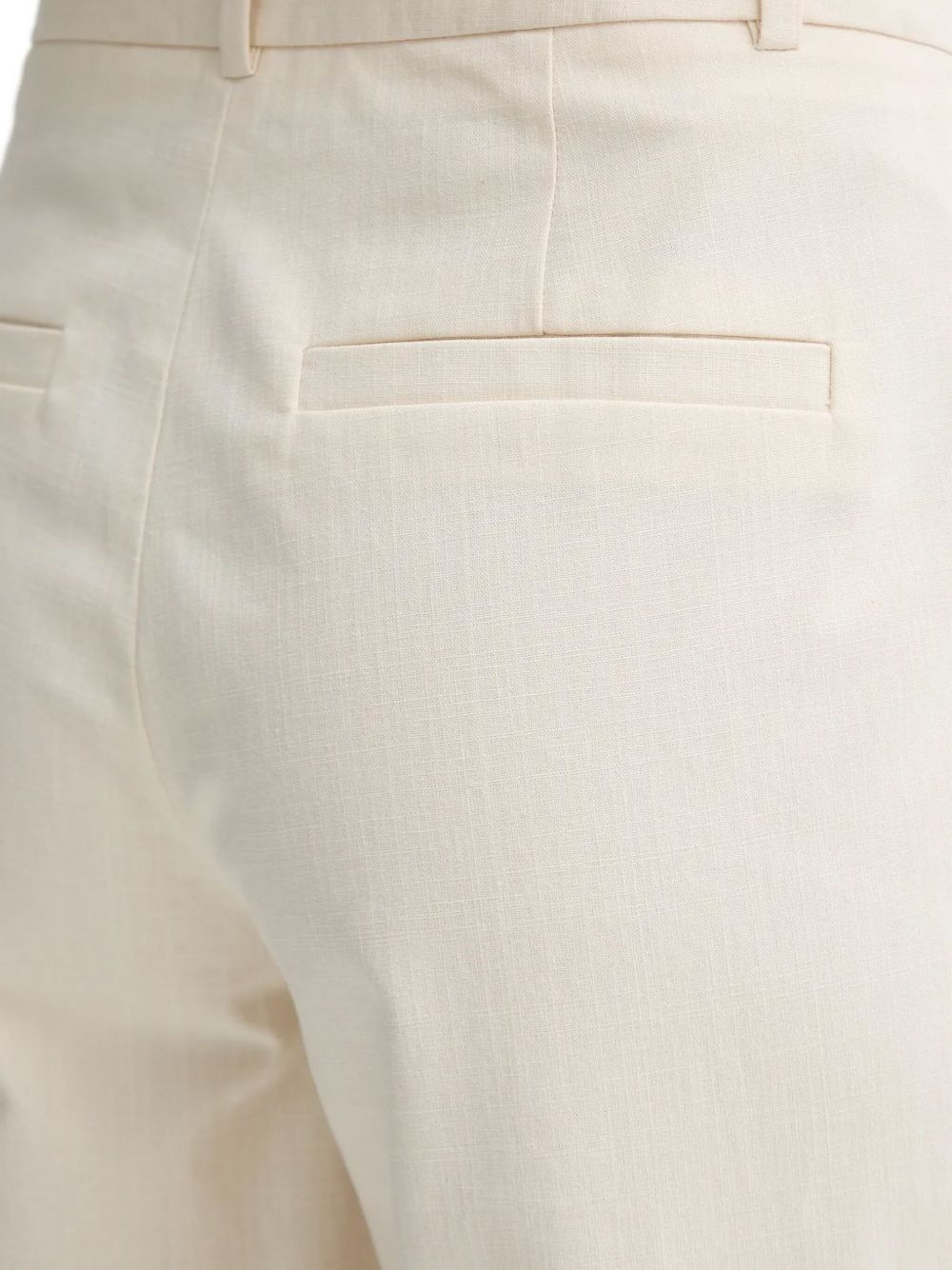 welt-pockets straight trousers - 4