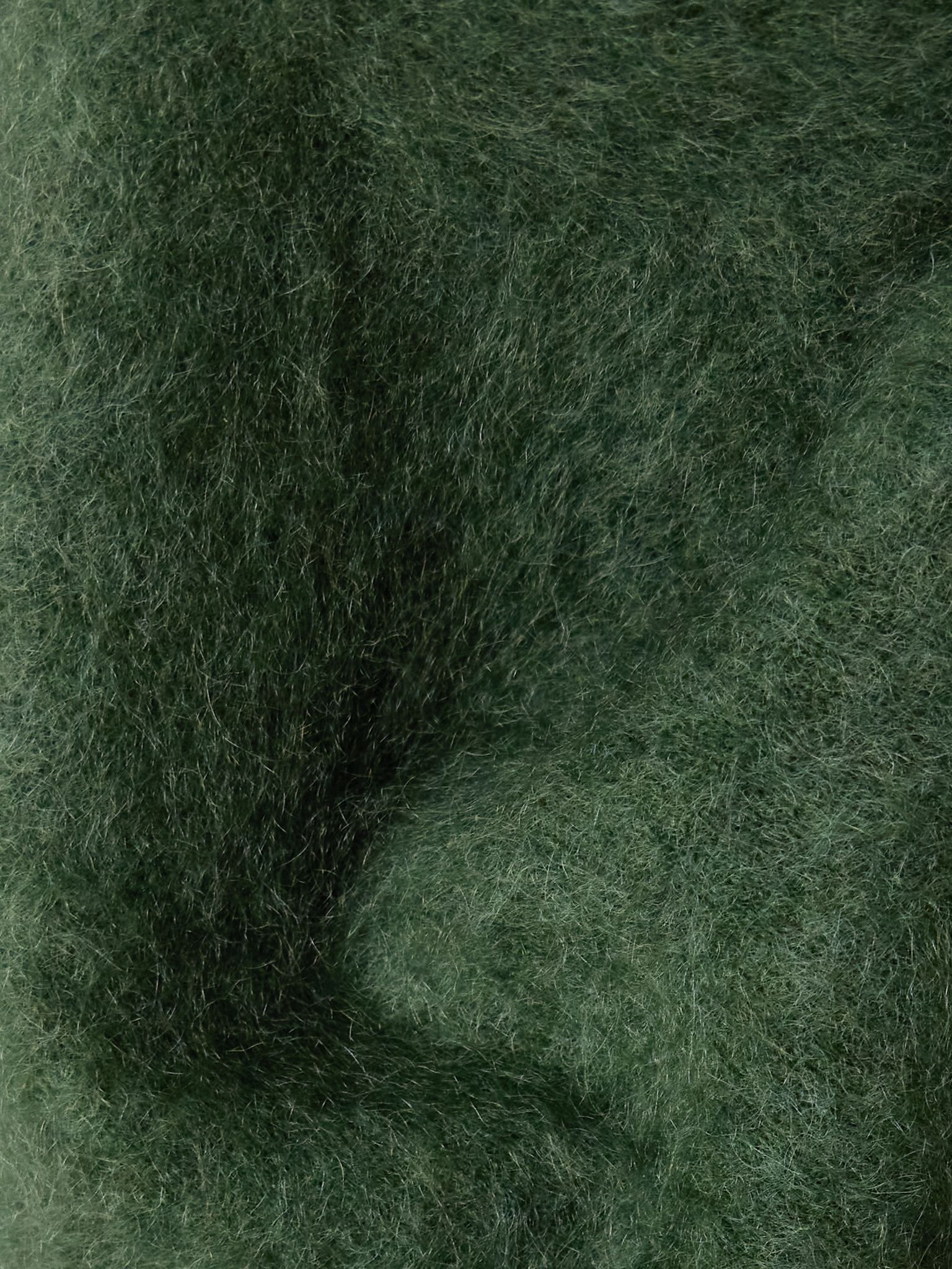 Toulon brushed organic cashmere sweater Green - 4