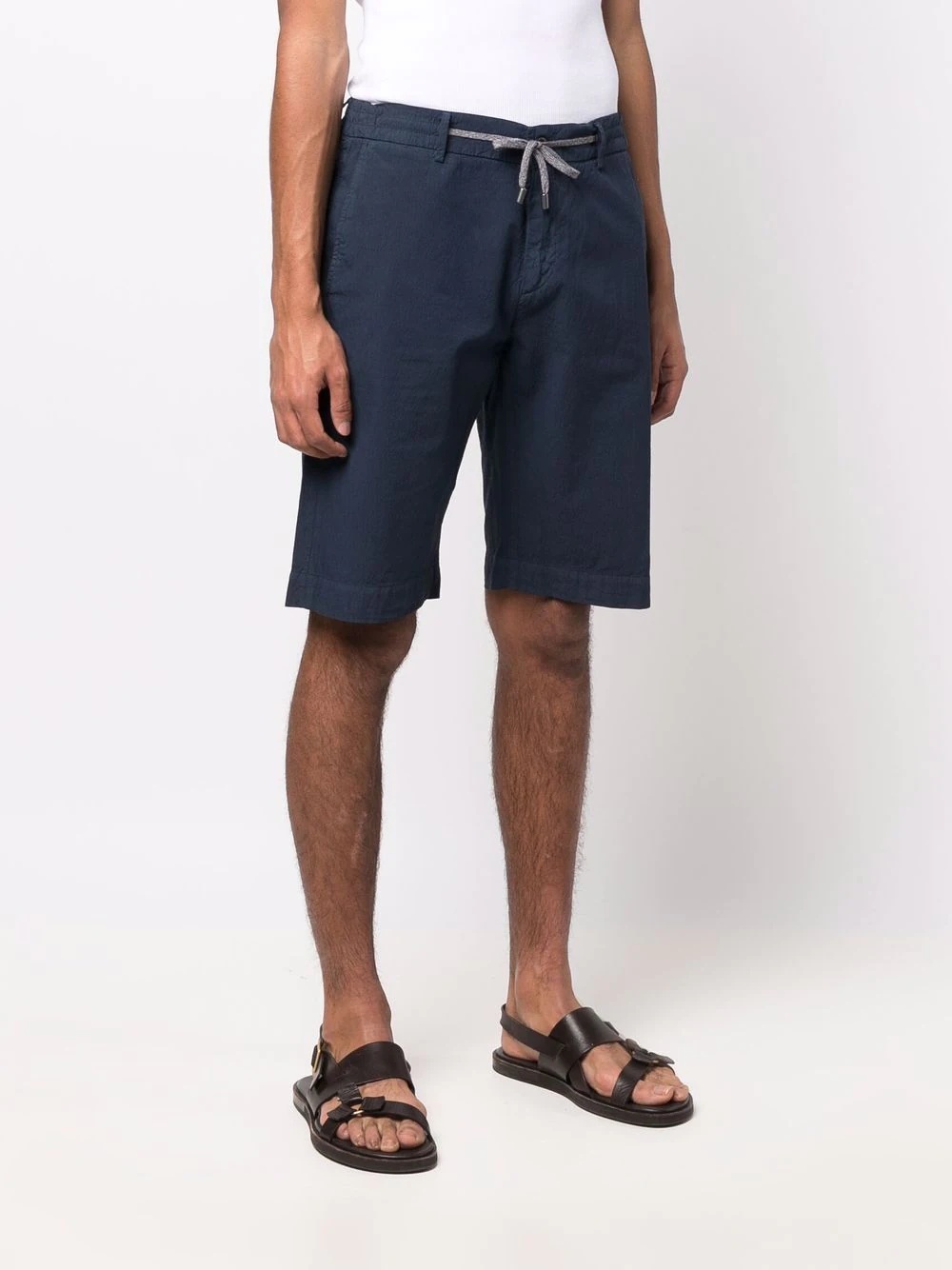 straight-leg chino shorts - 3