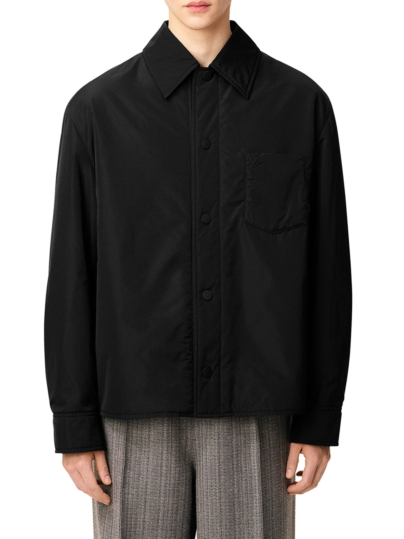 TAFFETA PADDED OVERSHIRT - 3