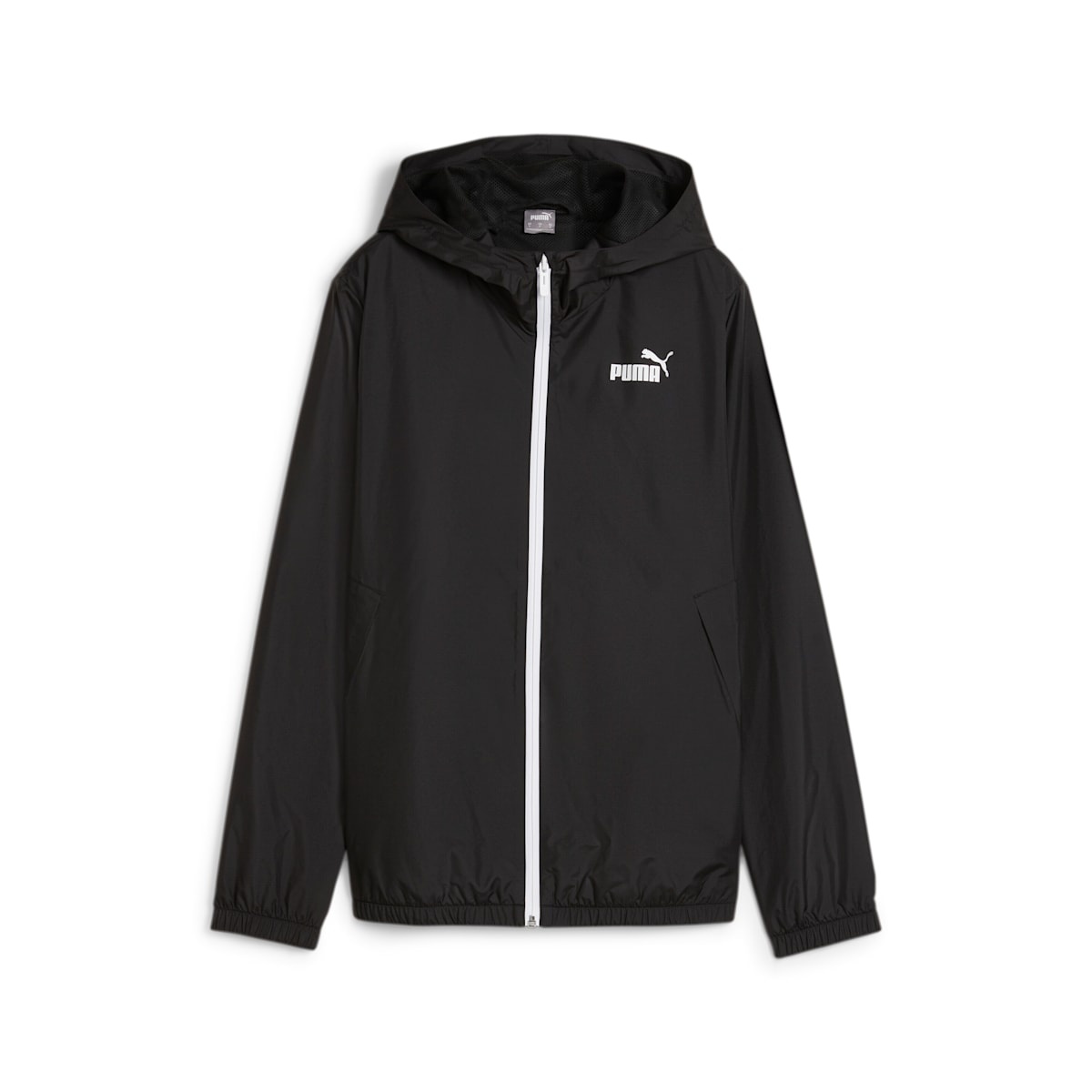 (WMNS) PUMA Essentials Solid Windbreaker Jacket 'Black' 847494-52 - 1