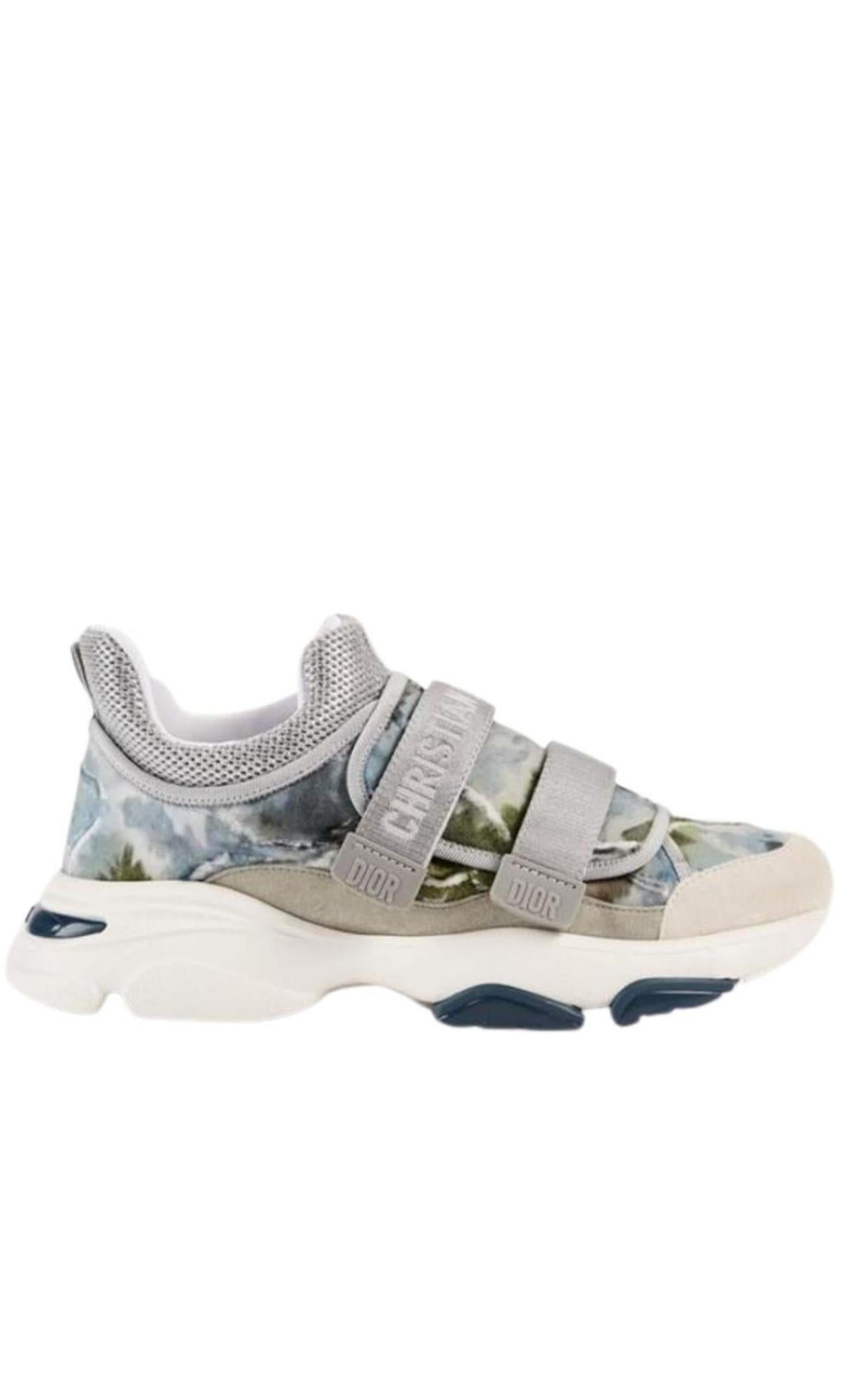 D-Wander Camouflage Techno Fabric Sneakers - 1