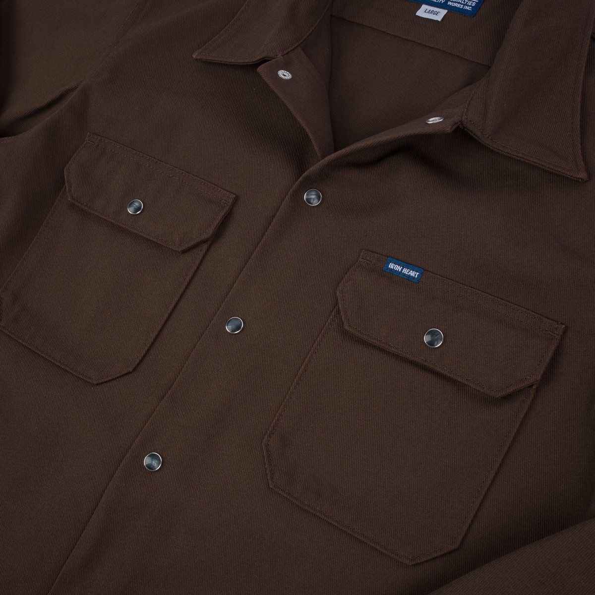 IHSH-364-BRN 11oz T/C Mechanic Shirt - Brown - 10