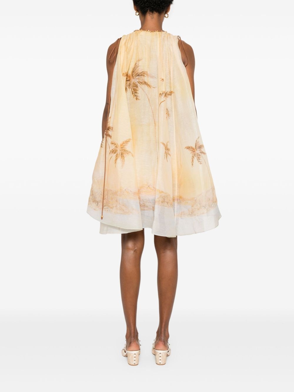Balance Plunge mini dress - 4
