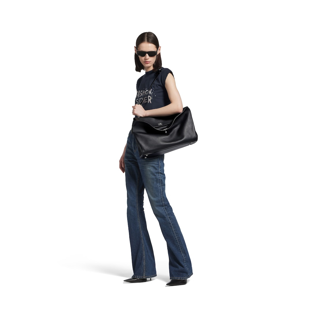 Women's Rodeo Large Handbag in Black - 8