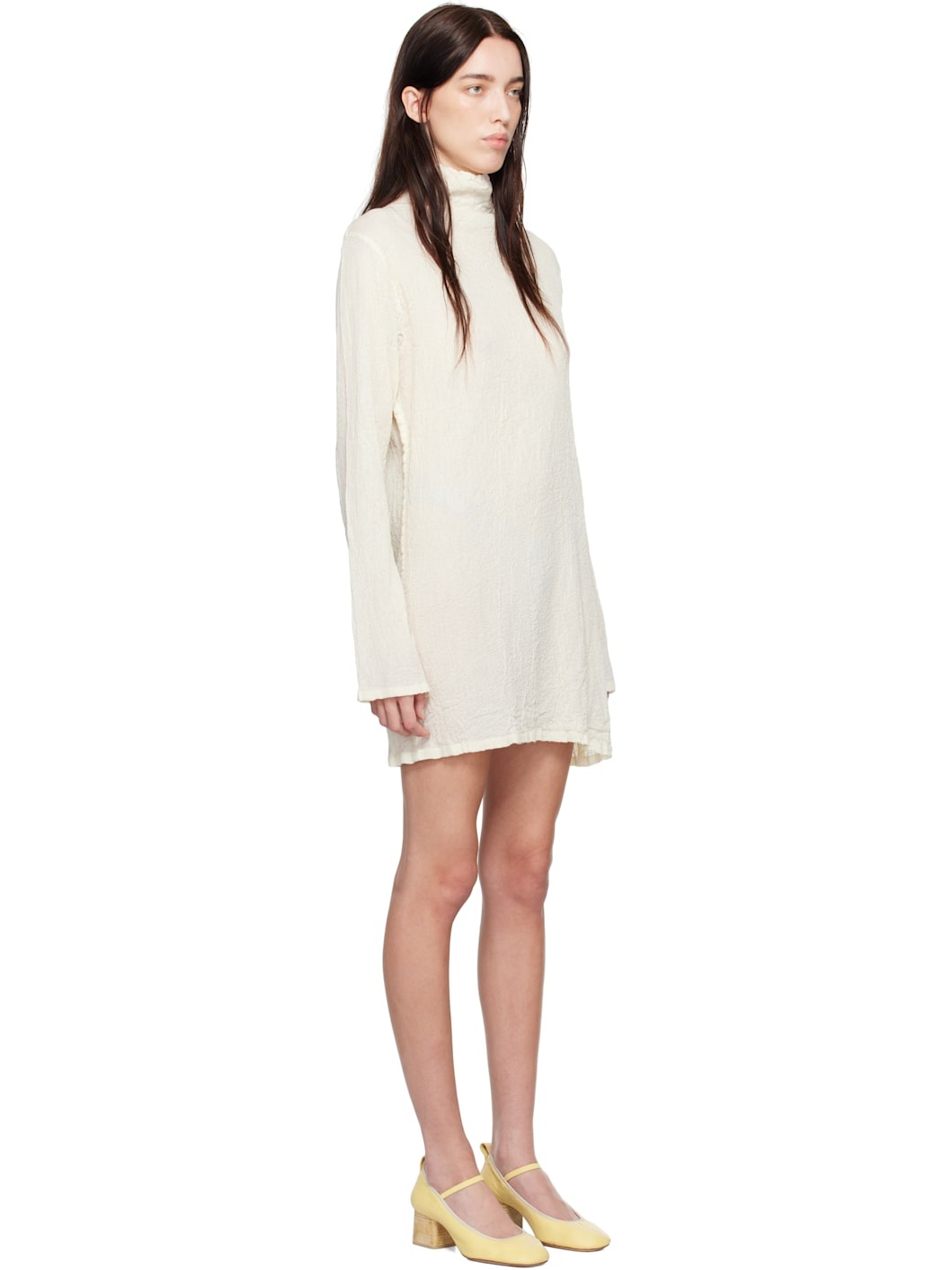 Off-White Karami Wool Minidress - 4