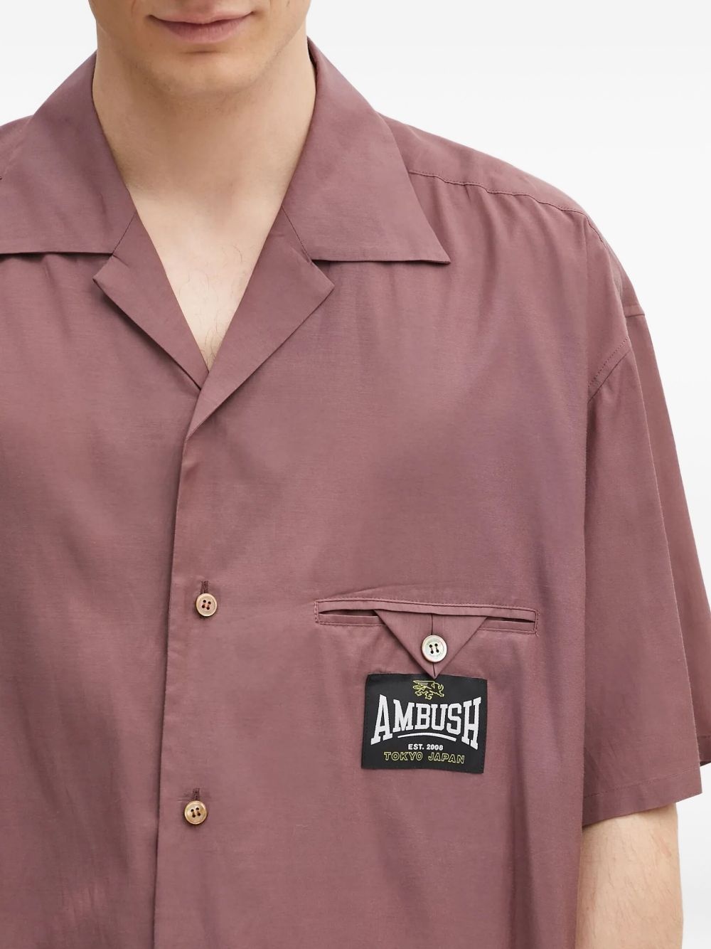 chest-pocket short-sleeve shirt - 4