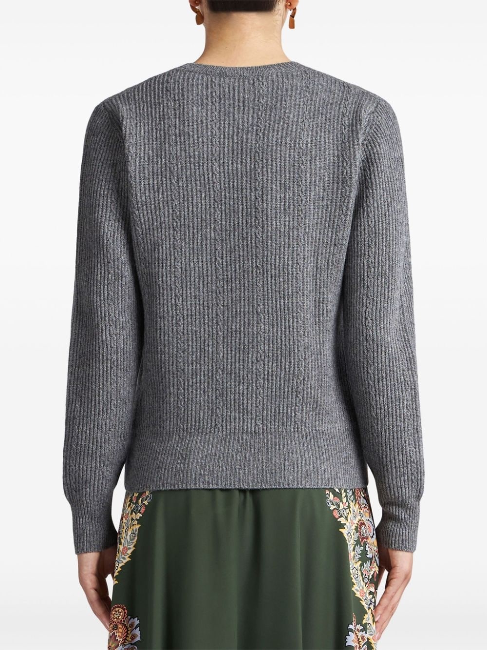 ribbed-knit jumper - 3